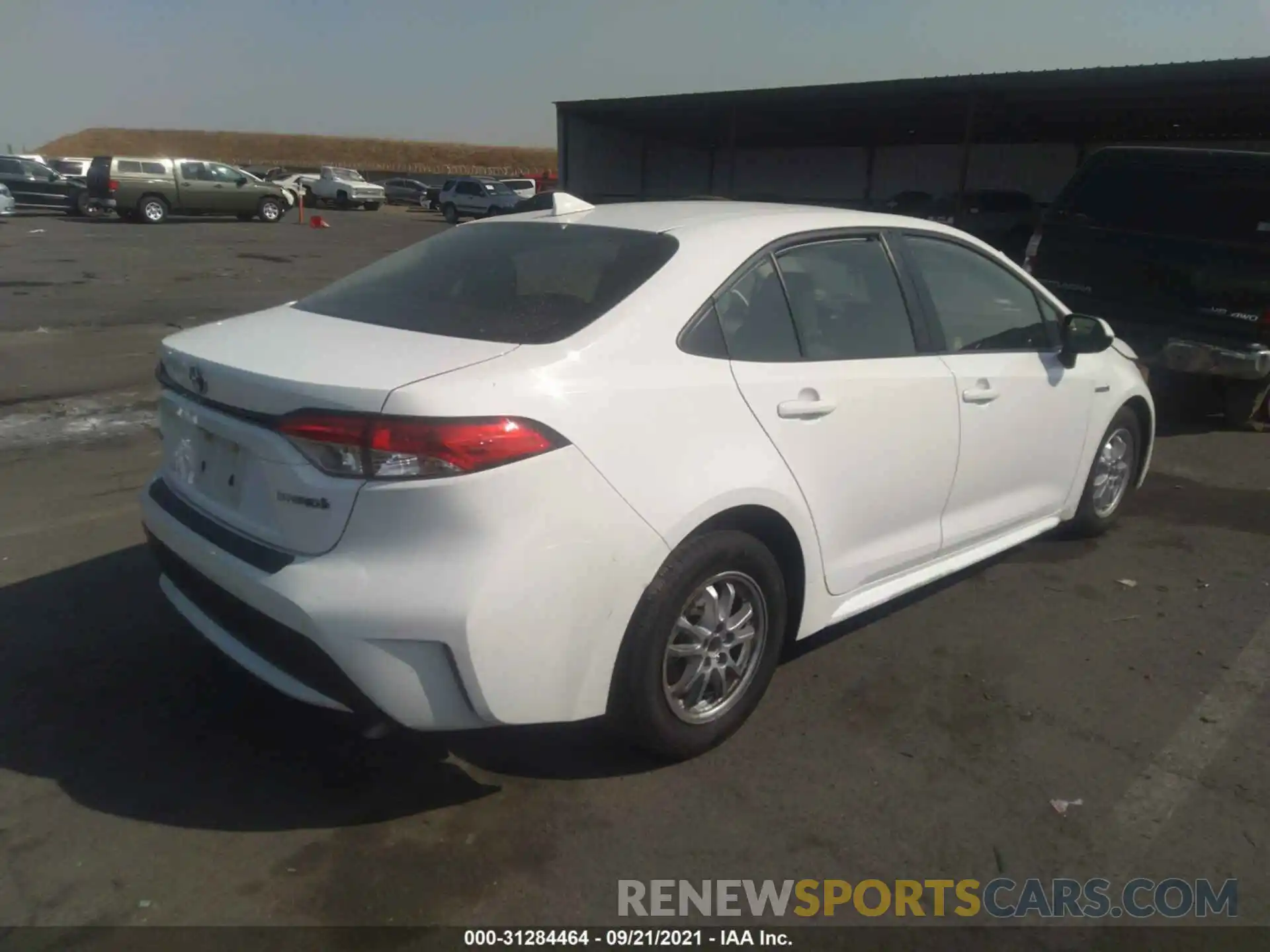 4 Photograph of a damaged car JTDEBRBE9LJ024907 TOYOTA COROLLA 2020