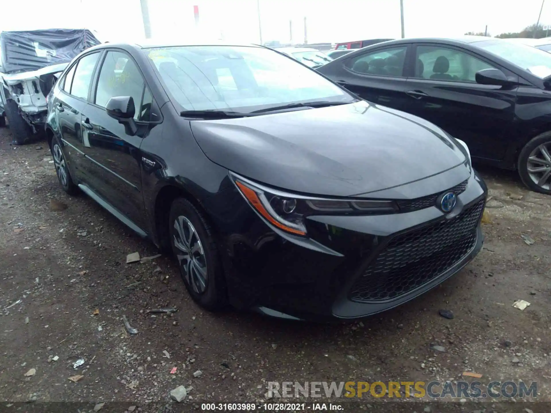 1 Photograph of a damaged car JTDEBRBE9LJ025118 TOYOTA COROLLA 2020