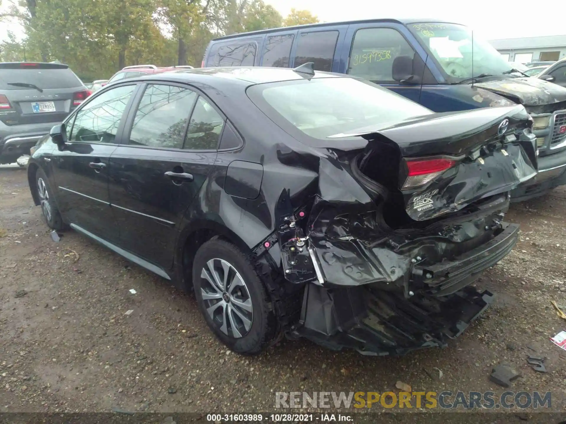 3 Photograph of a damaged car JTDEBRBE9LJ025118 TOYOTA COROLLA 2020