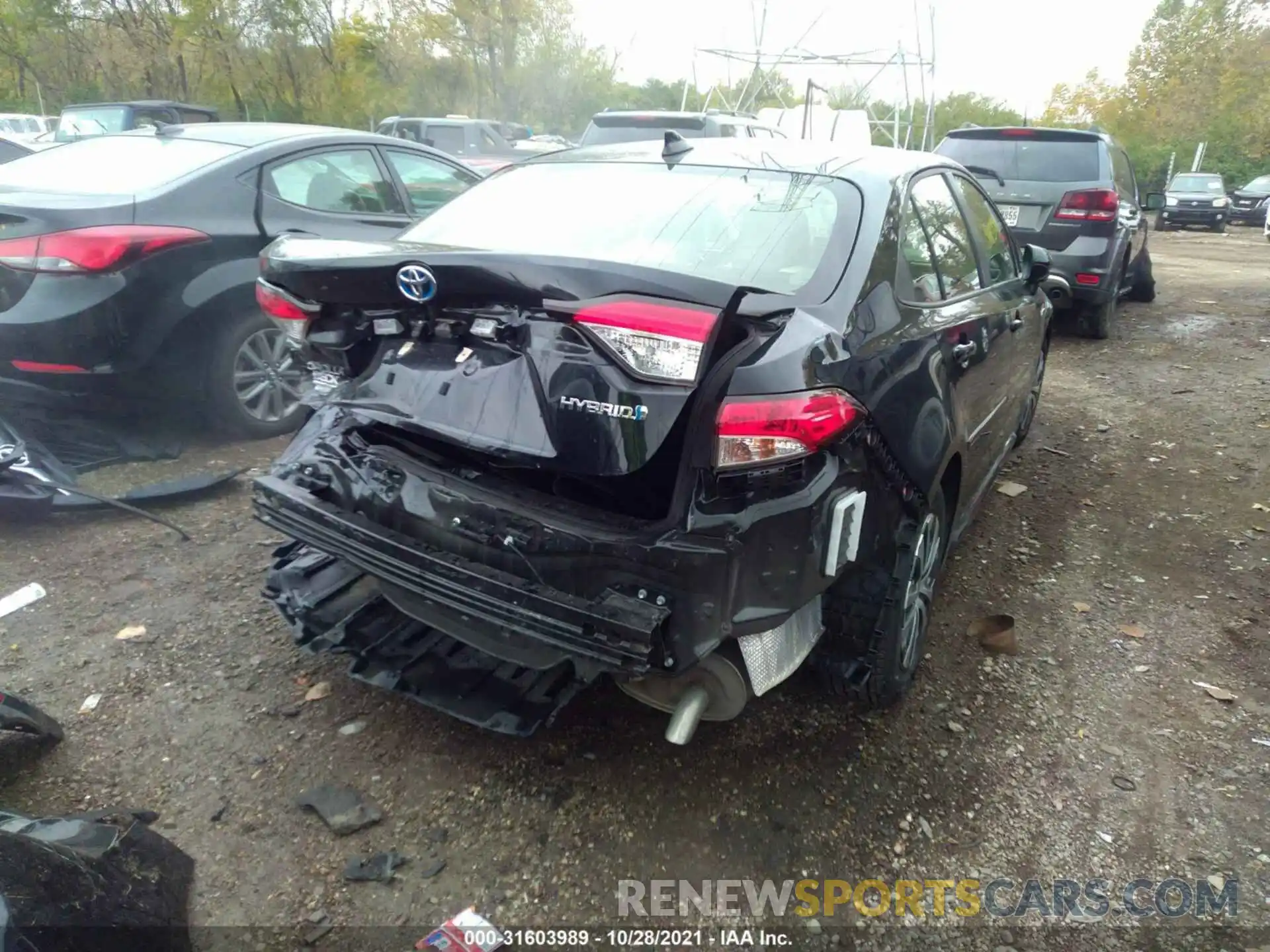 4 Photograph of a damaged car JTDEBRBE9LJ025118 TOYOTA COROLLA 2020