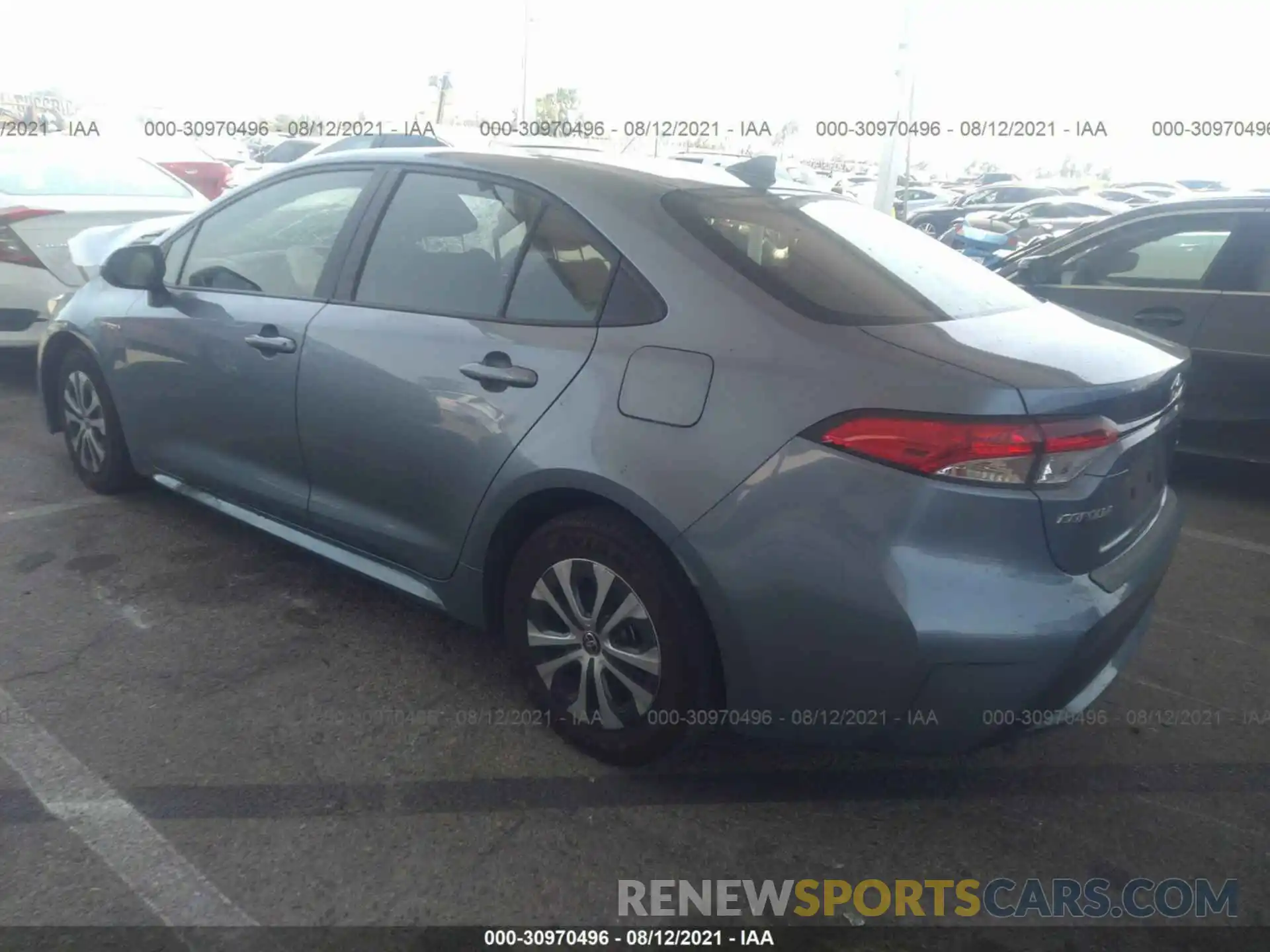 3 Photograph of a damaged car JTDEBRBE9LJ029797 TOYOTA COROLLA 2020