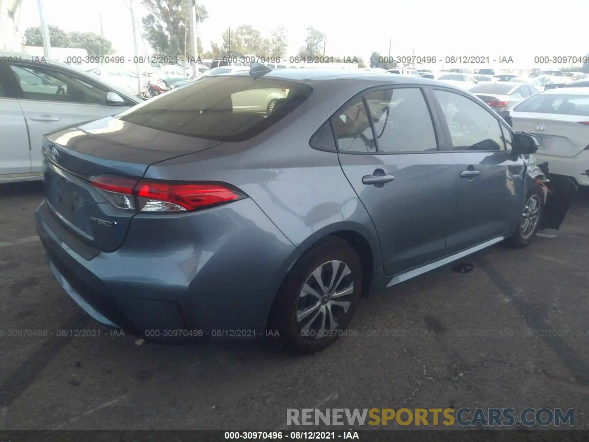 4 Photograph of a damaged car JTDEBRBE9LJ029797 TOYOTA COROLLA 2020