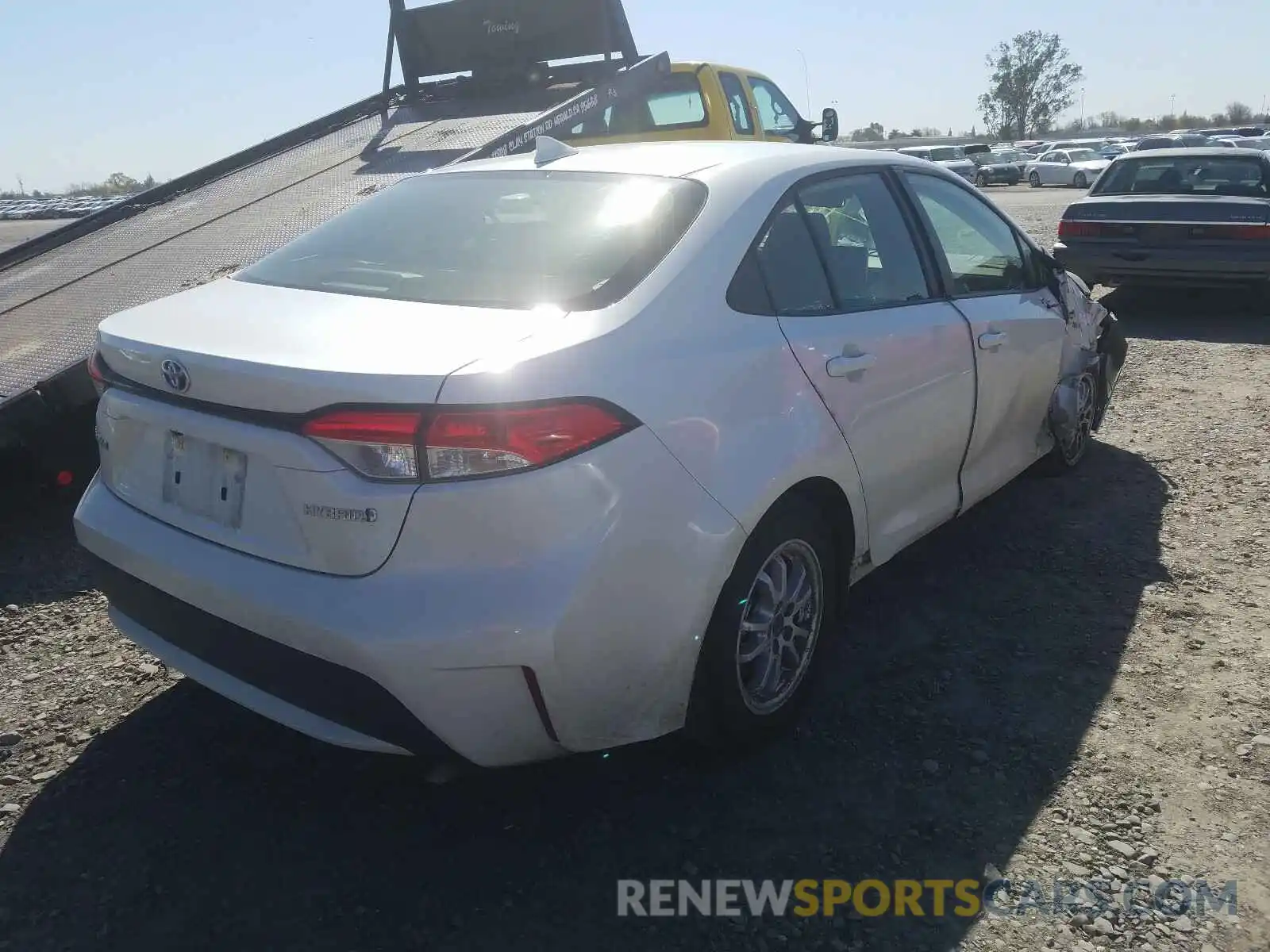 4 Photograph of a damaged car JTDEBRBE9LJ030013 TOYOTA COROLLA 2020