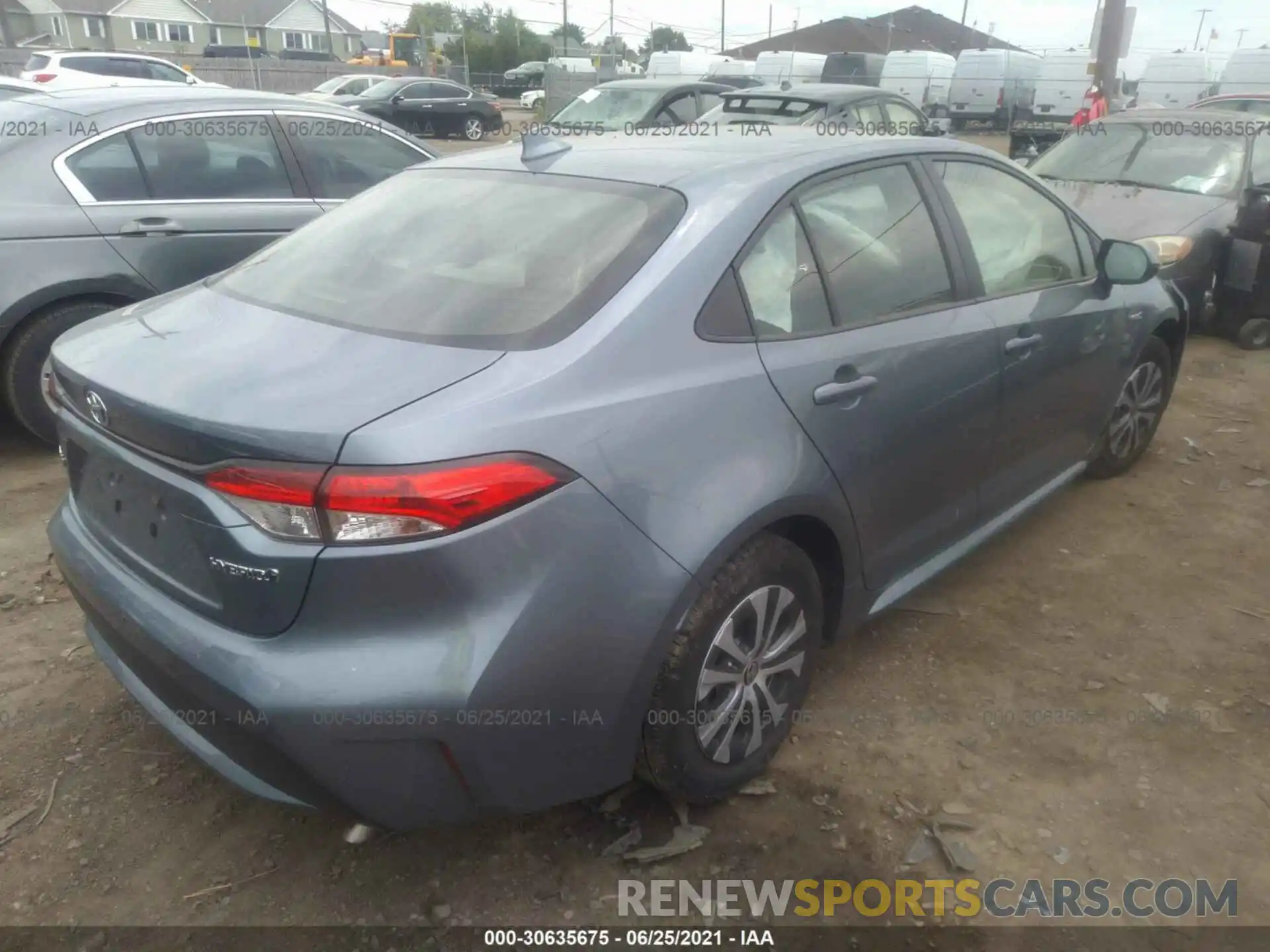 4 Photograph of a damaged car JTDEBRBE9LJ030349 TOYOTA COROLLA 2020