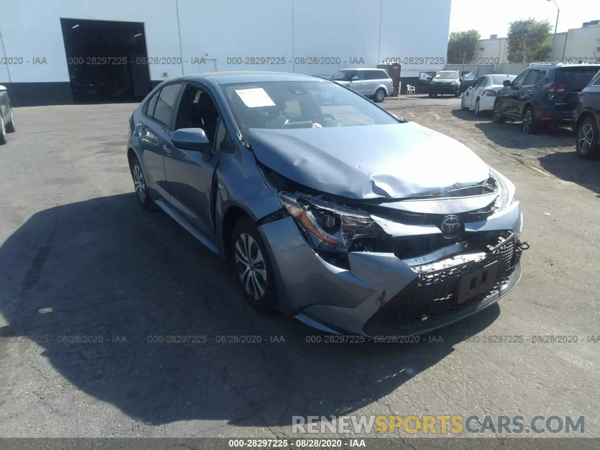 1 Photograph of a damaged car JTDEBRBE9LJ031193 TOYOTA COROLLA 2020