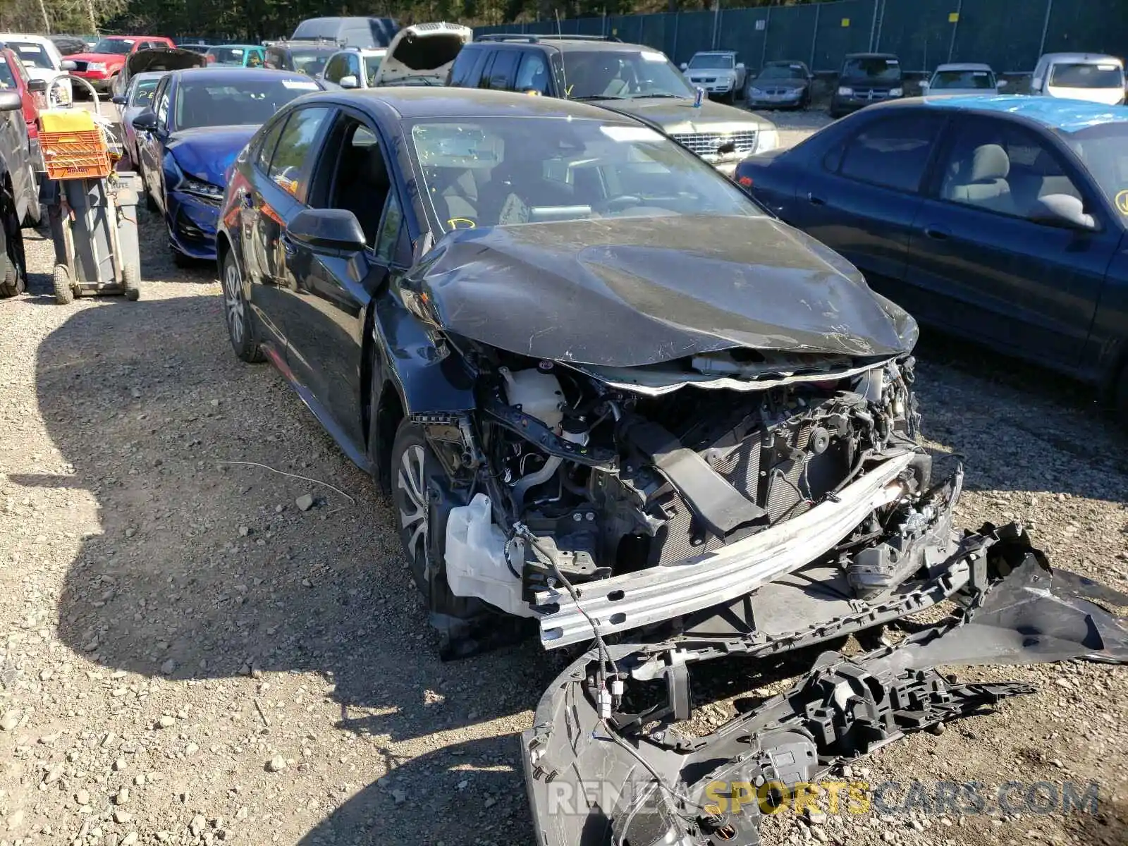 1 Photograph of a damaged car JTDEBRBEXLJ000289 TOYOTA COROLLA 2020