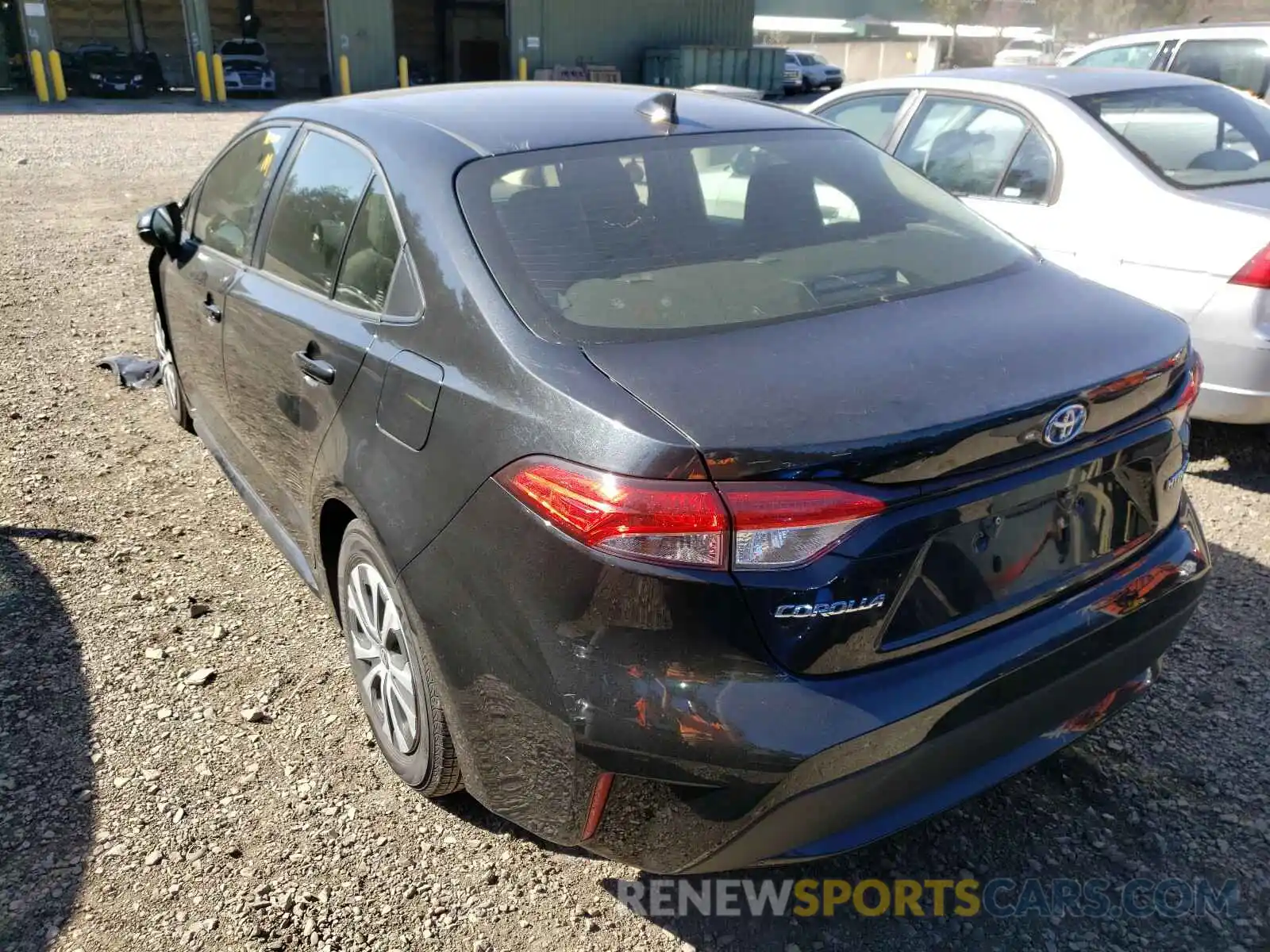 3 Photograph of a damaged car JTDEBRBEXLJ000289 TOYOTA COROLLA 2020