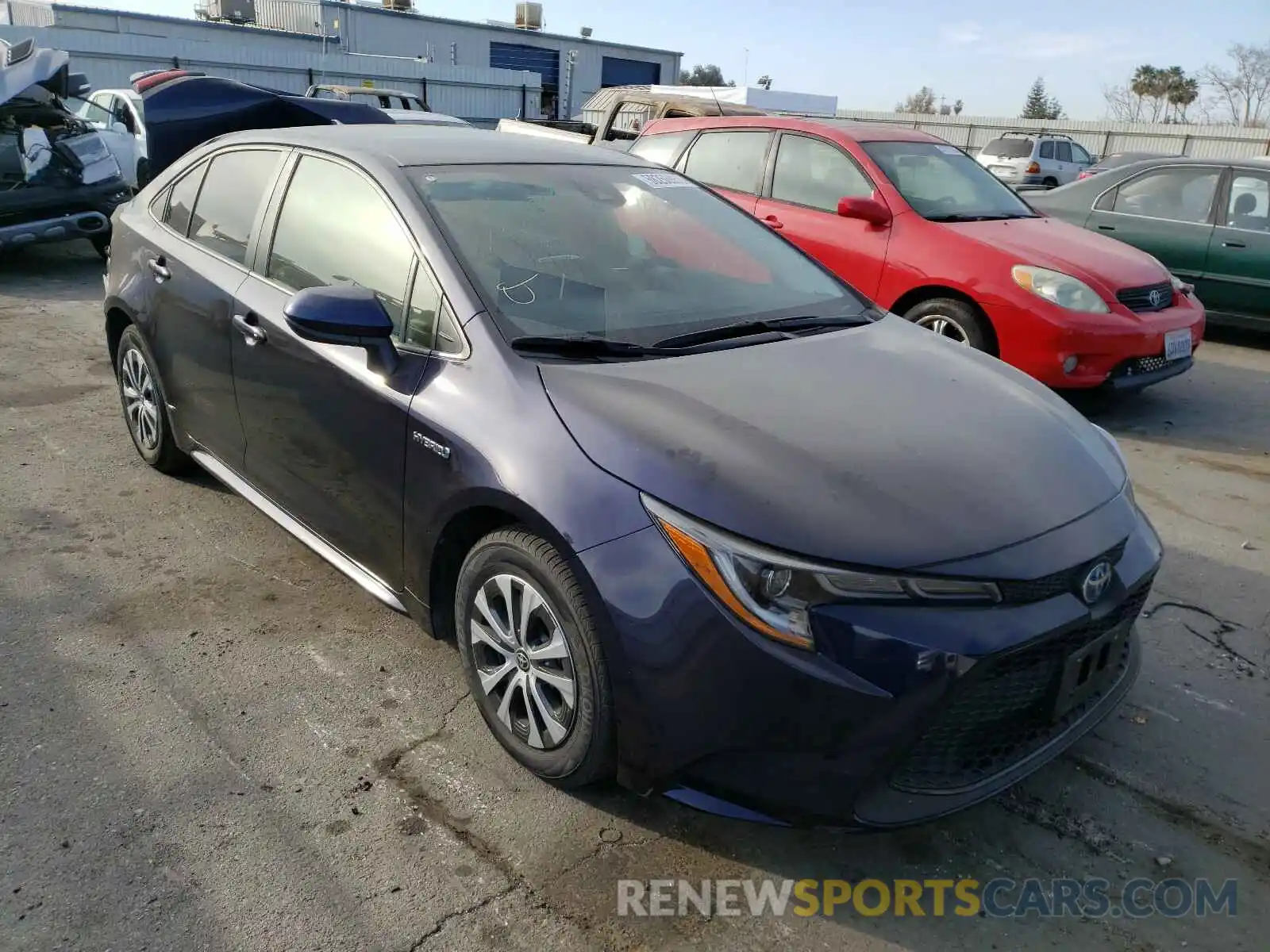 1 Photograph of a damaged car JTDEBRBEXLJ000390 TOYOTA COROLLA 2020