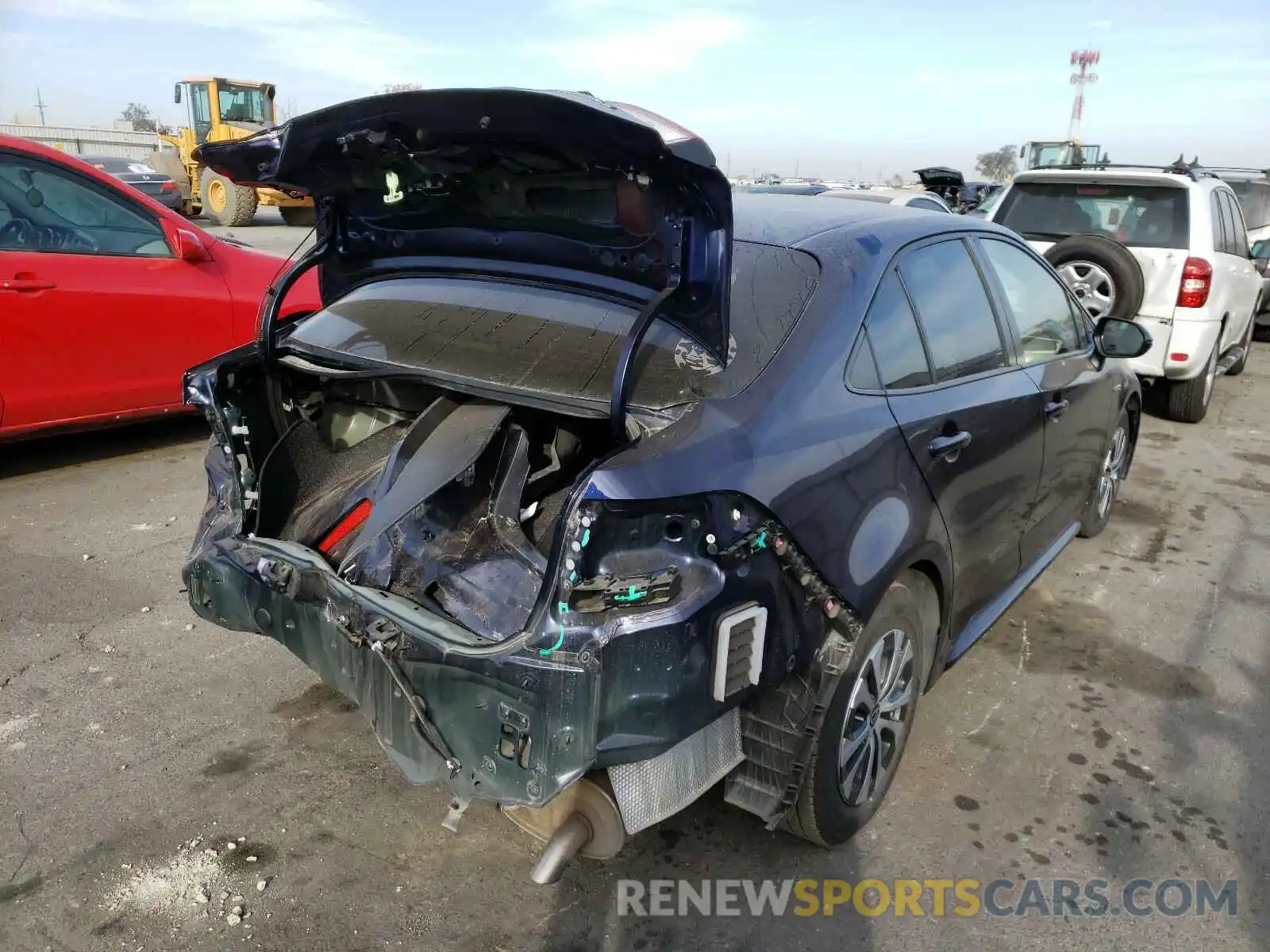 4 Photograph of a damaged car JTDEBRBEXLJ000390 TOYOTA COROLLA 2020