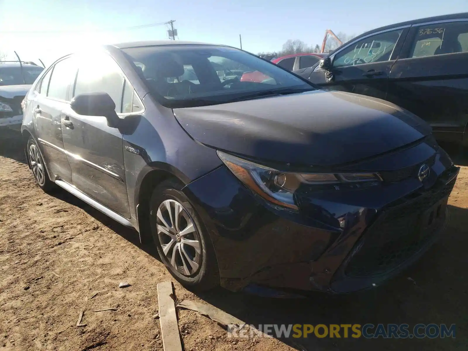 1 Photograph of a damaged car JTDEBRBEXLJ000549 TOYOTA COROLLA 2020