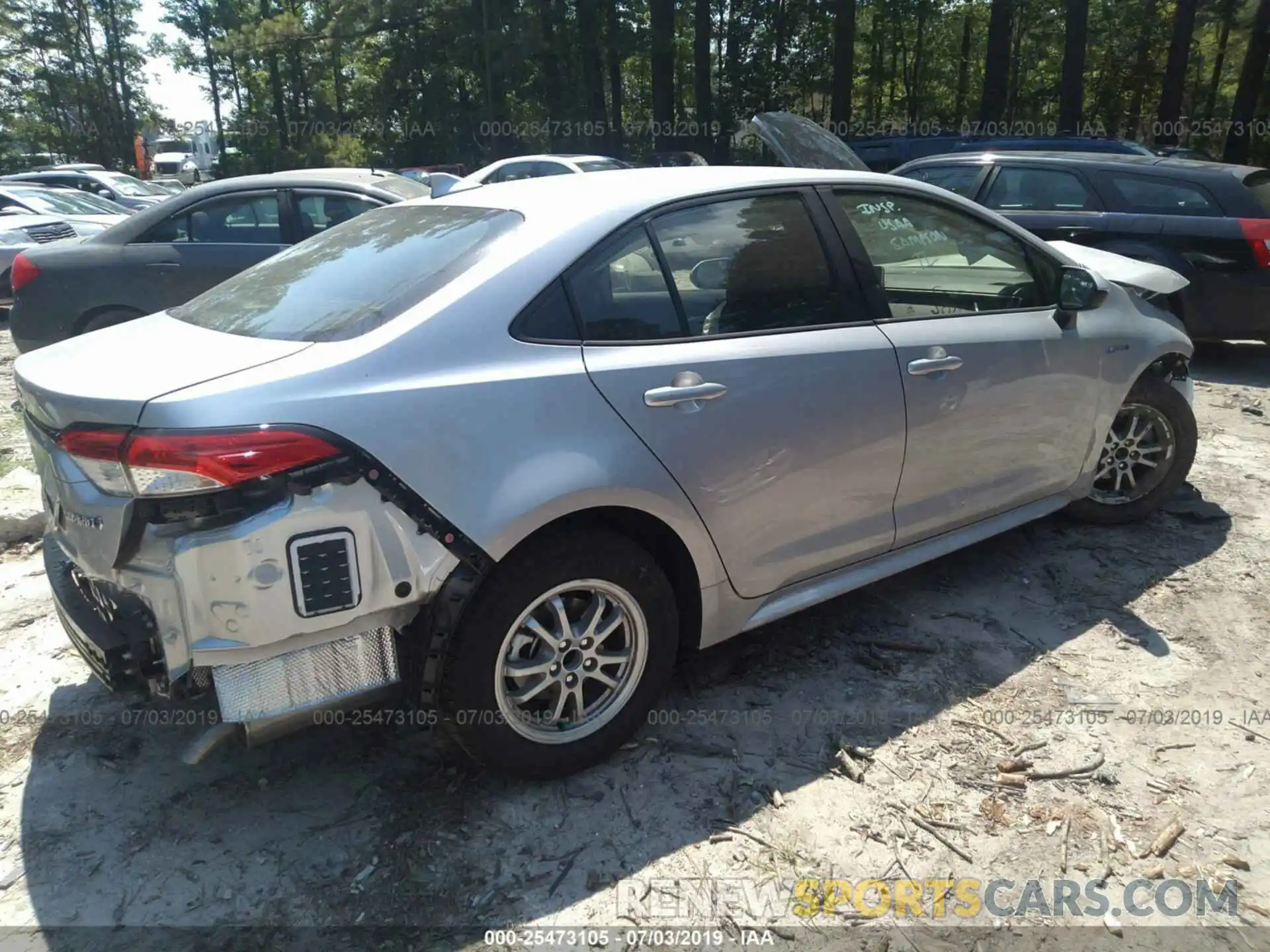 4 Photograph of a damaged car JTDEBRBEXLJ001121 TOYOTA COROLLA 2020