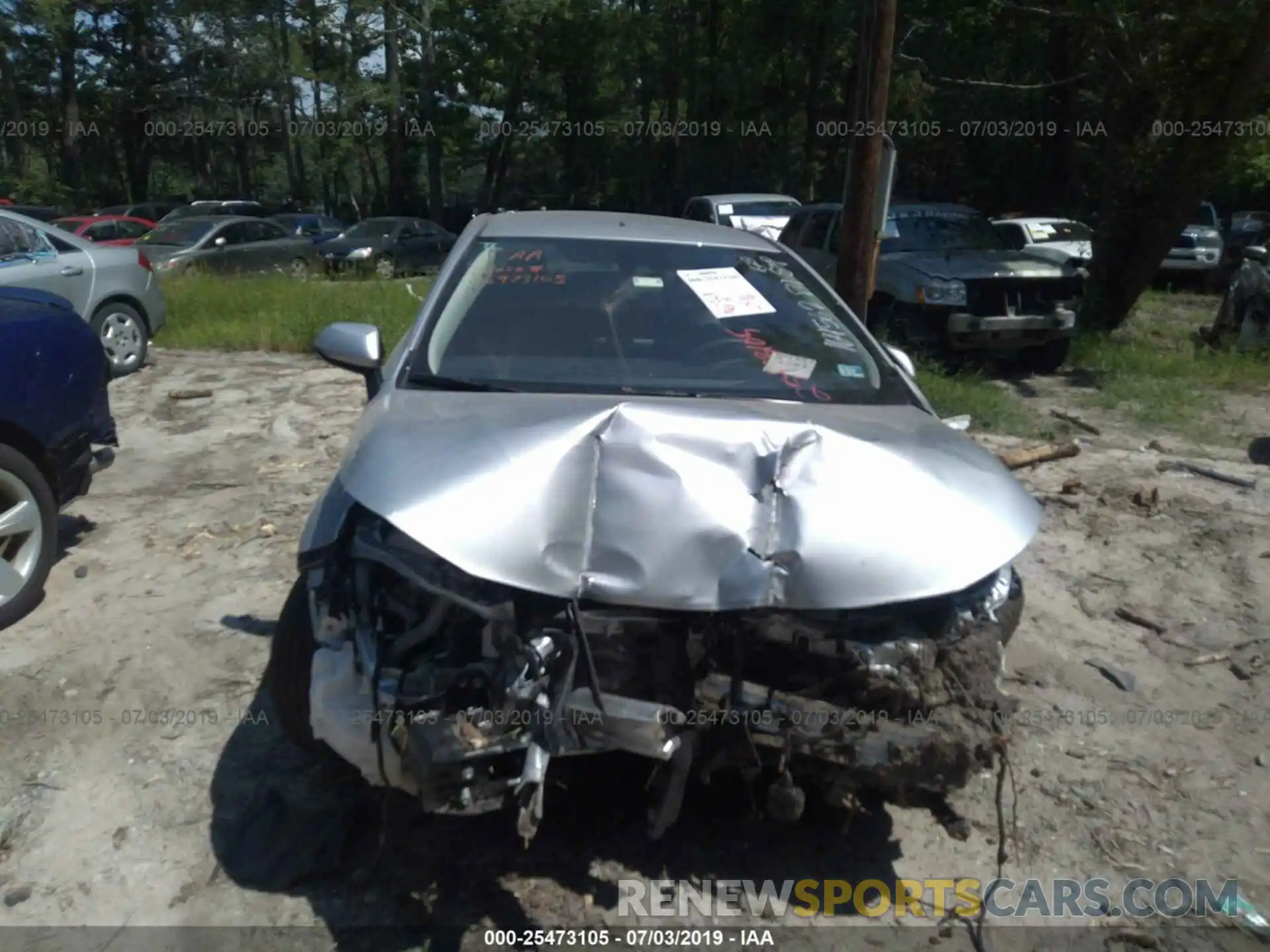 6 Photograph of a damaged car JTDEBRBEXLJ001121 TOYOTA COROLLA 2020