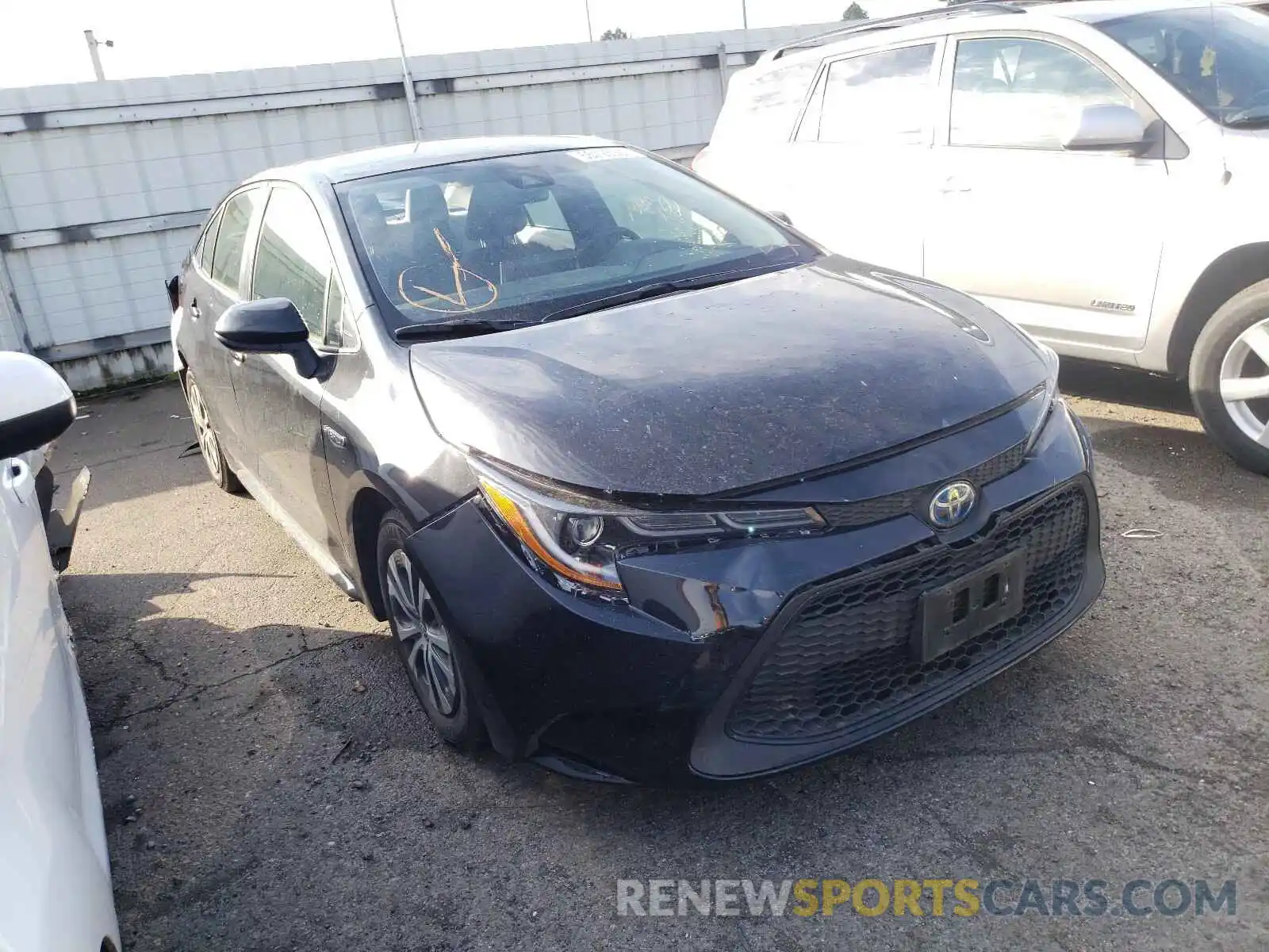 1 Photograph of a damaged car JTDEBRBEXLJ001135 TOYOTA COROLLA 2020