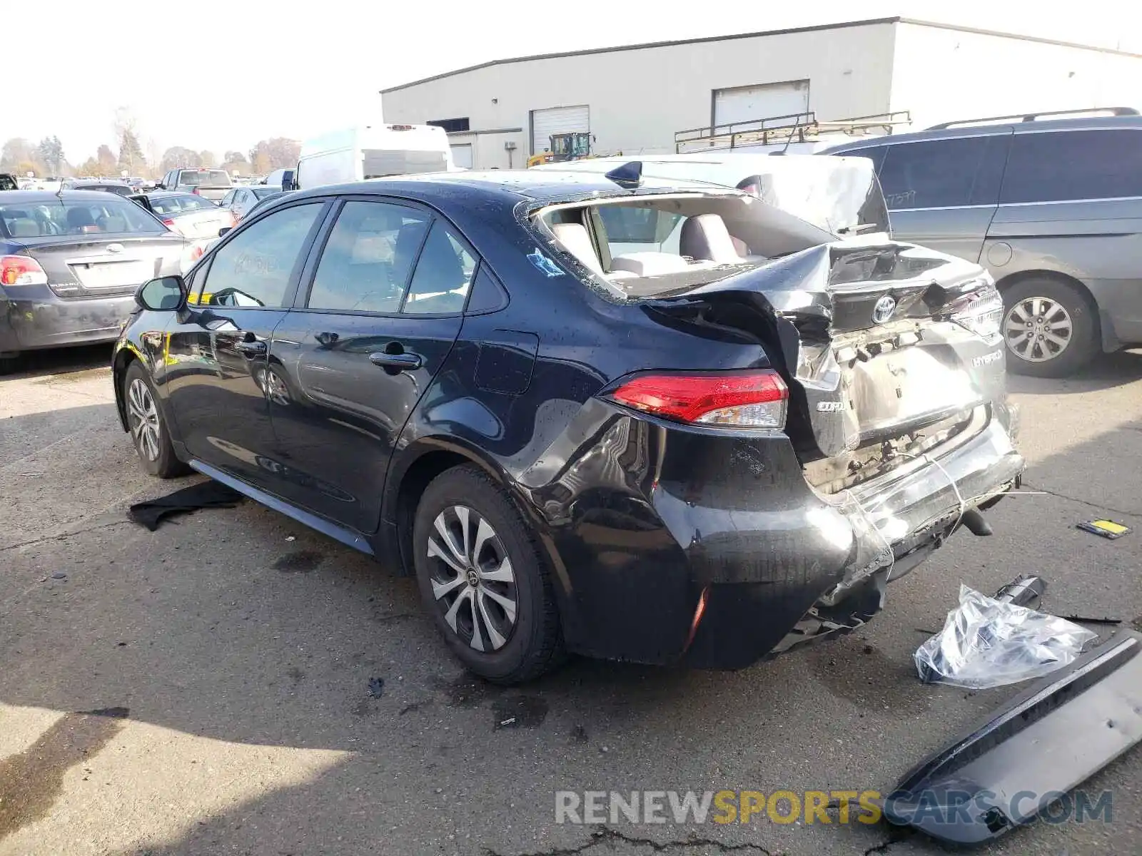 3 Photograph of a damaged car JTDEBRBEXLJ001135 TOYOTA COROLLA 2020