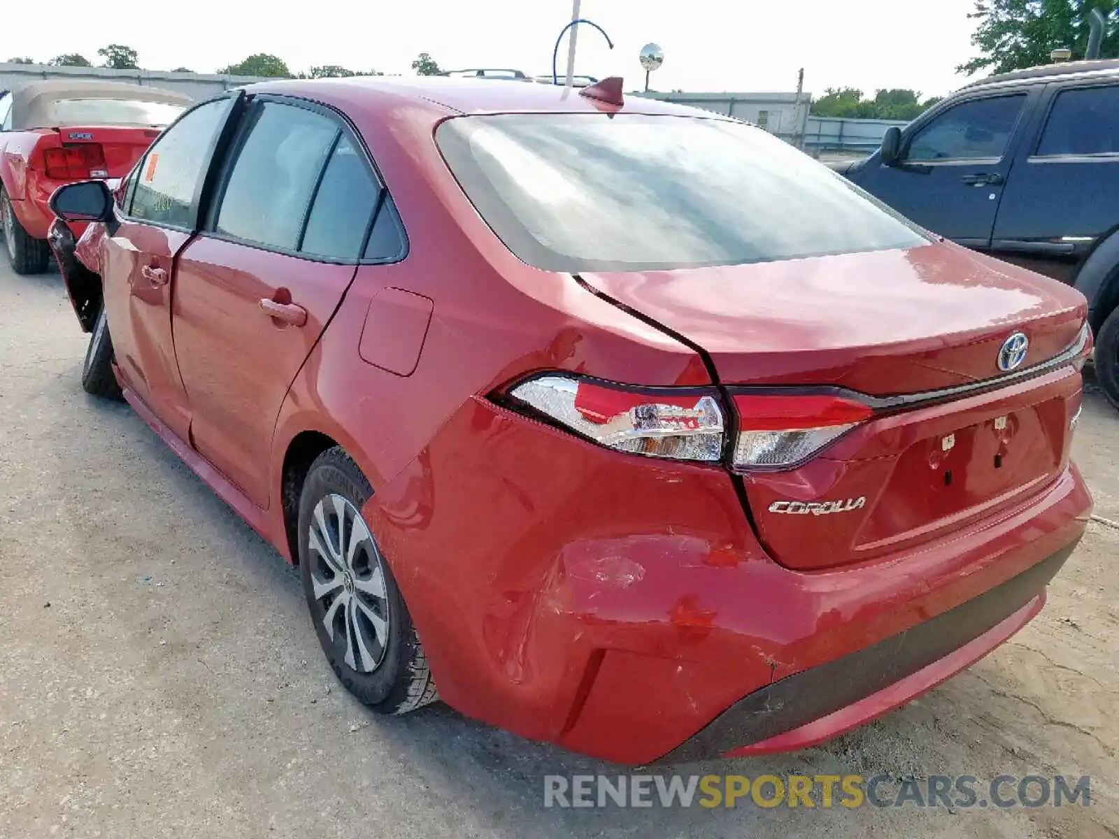 3 Photograph of a damaged car JTDEBRBEXLJ002382 TOYOTA COROLLA 2020