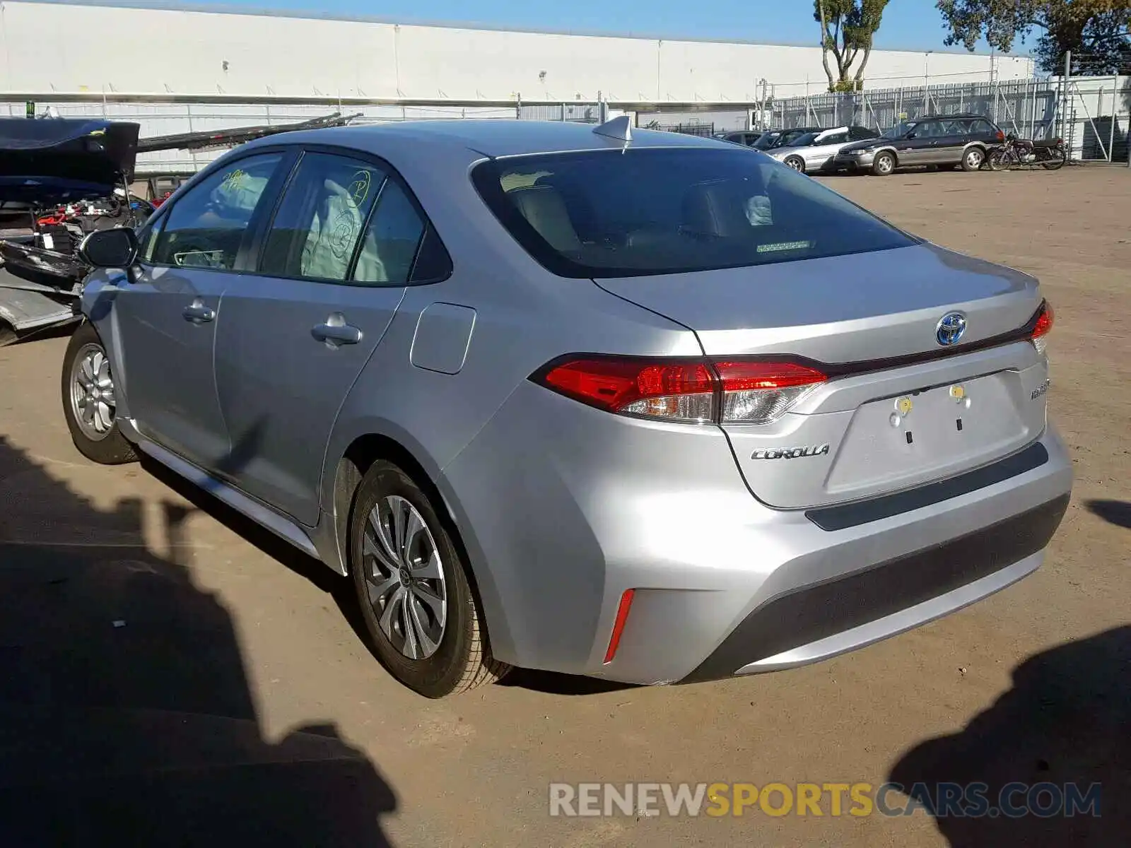 3 Photograph of a damaged car JTDEBRBEXLJ002690 TOYOTA COROLLA 2020