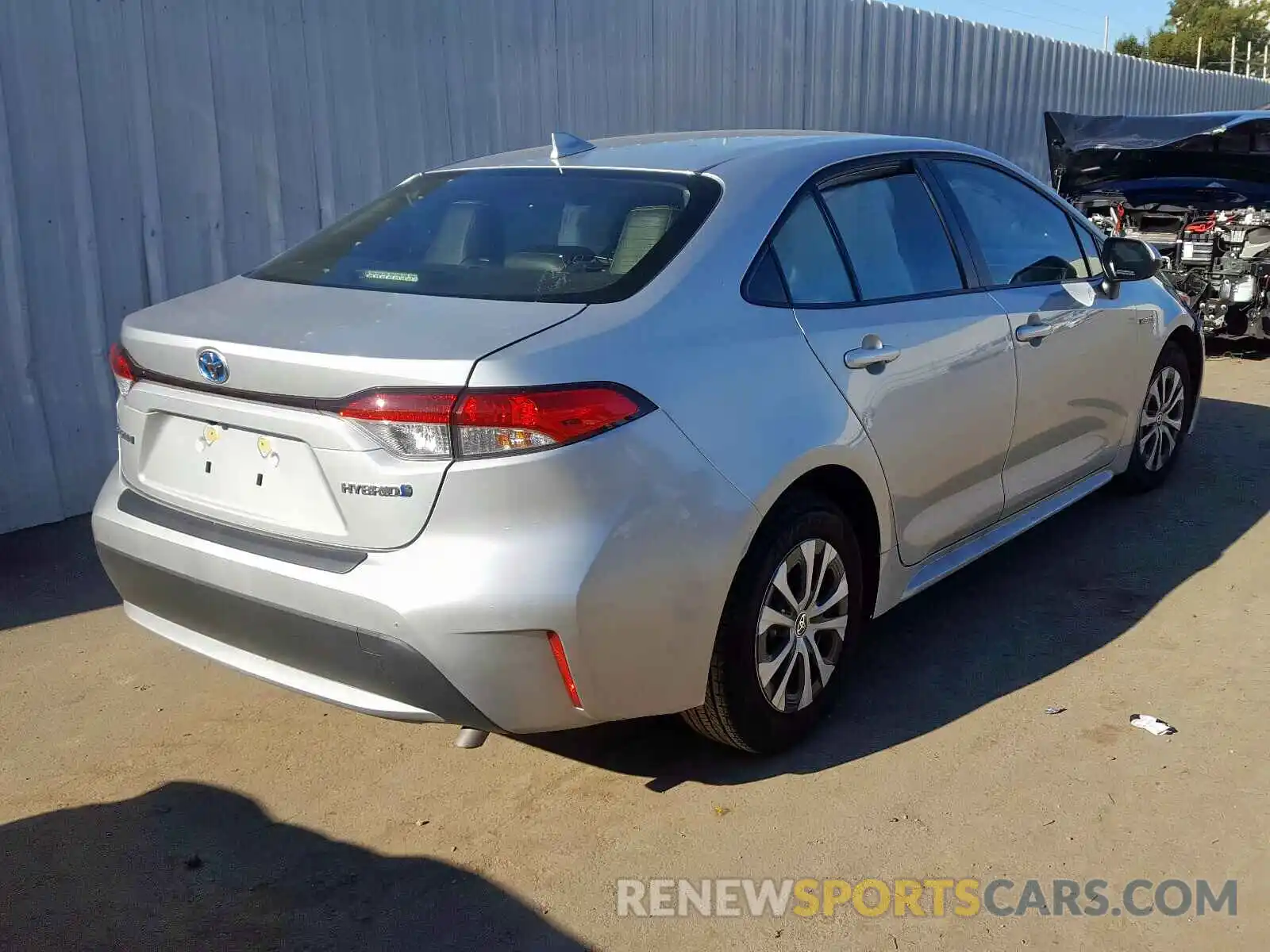 4 Photograph of a damaged car JTDEBRBEXLJ002690 TOYOTA COROLLA 2020