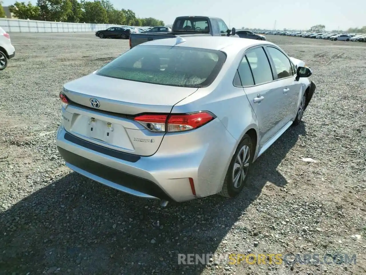 4 Photograph of a damaged car JTDEBRBEXLJ002897 TOYOTA COROLLA 2020