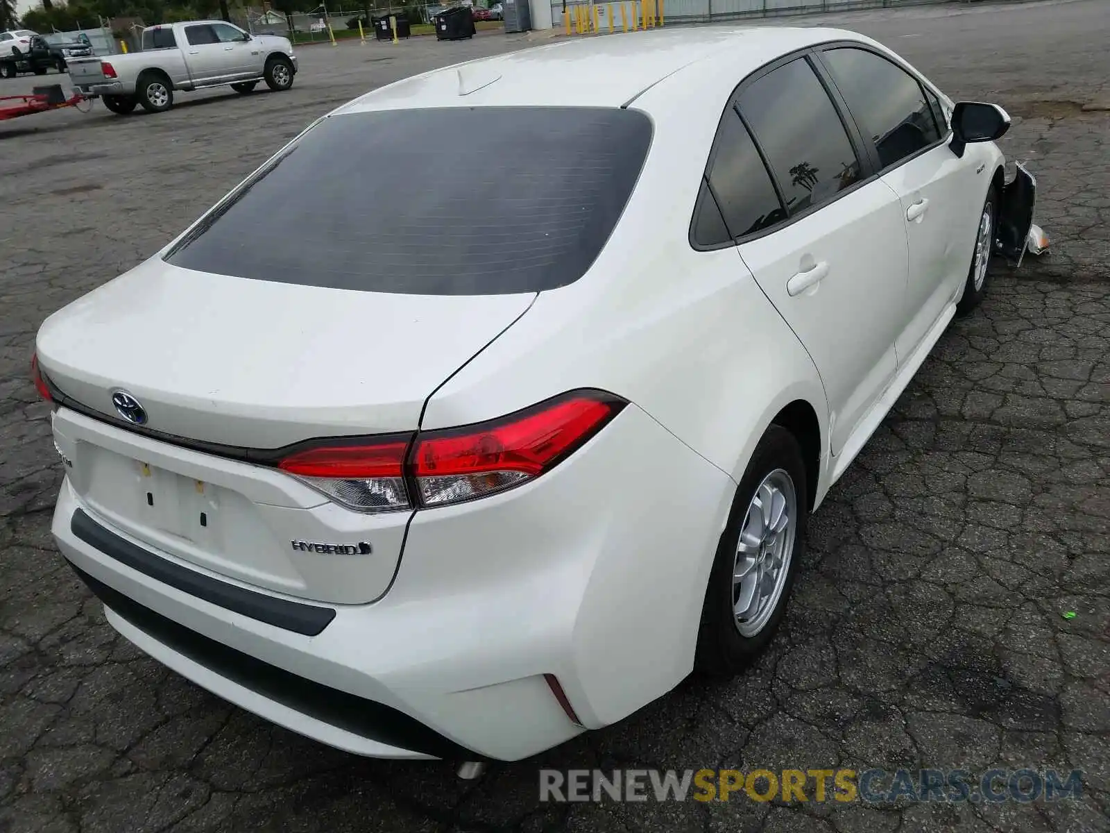 4 Photograph of a damaged car JTDEBRBEXLJ003029 TOYOTA COROLLA 2020