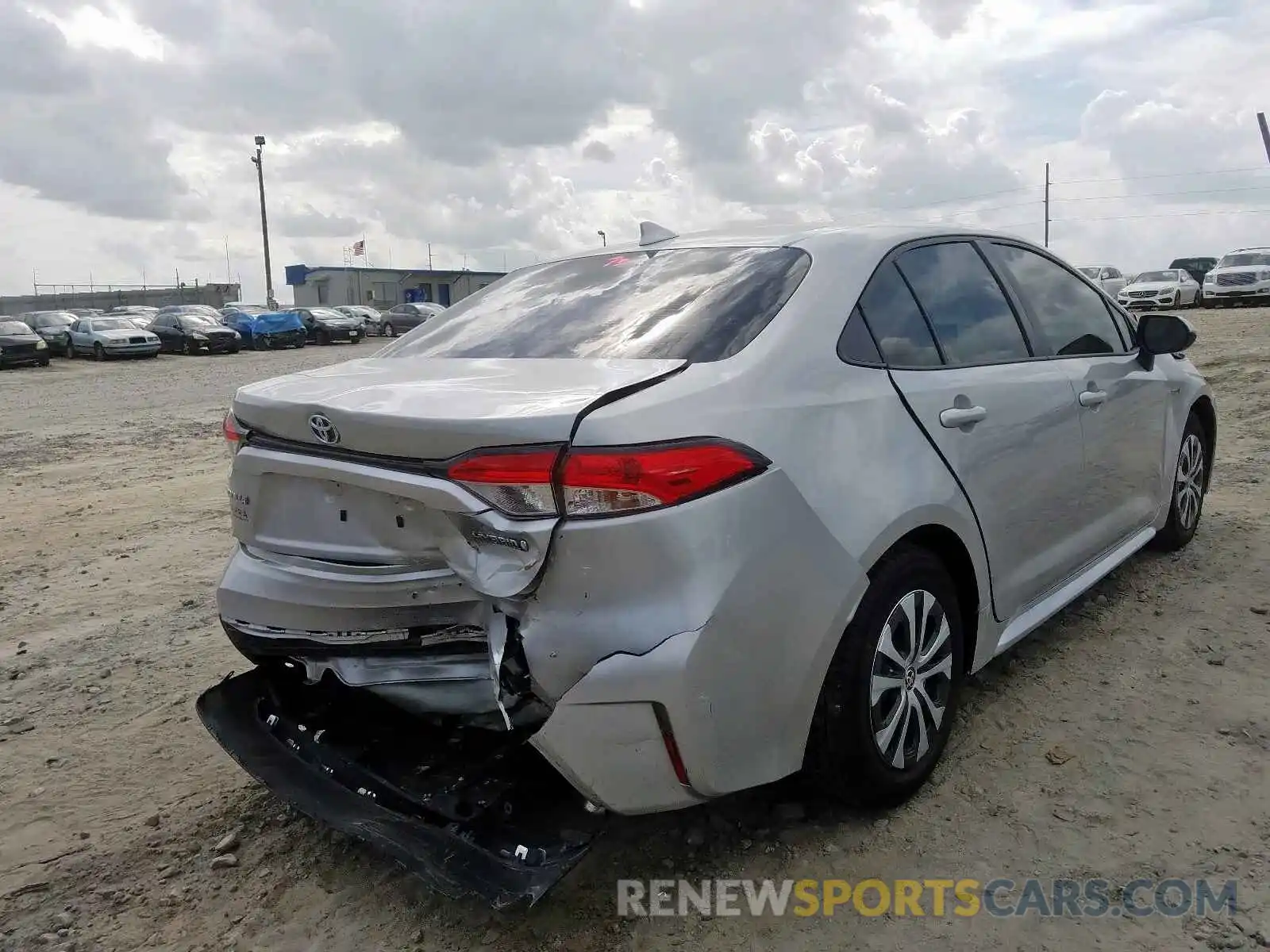 3 Photograph of a damaged car JTDEBRBEXLJ003046 TOYOTA COROLLA 2020