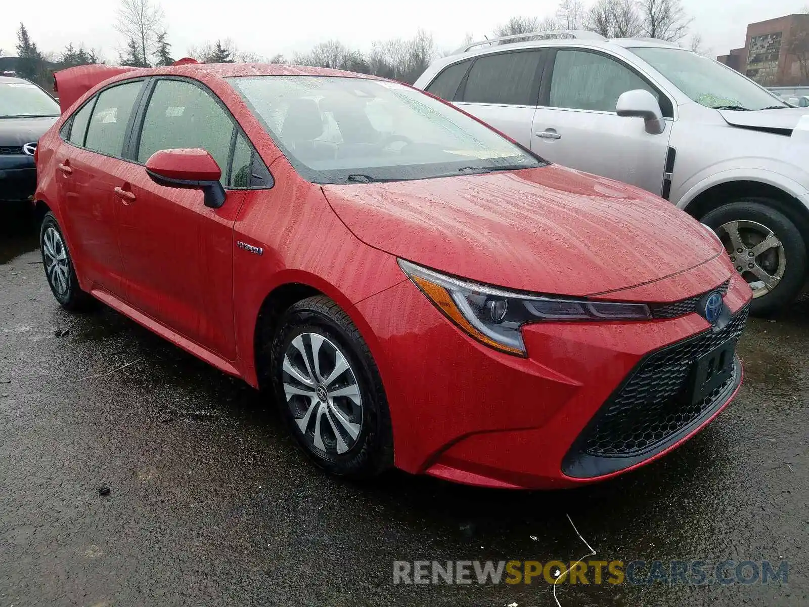 1 Photograph of a damaged car JTDEBRBEXLJ004875 TOYOTA COROLLA 2020