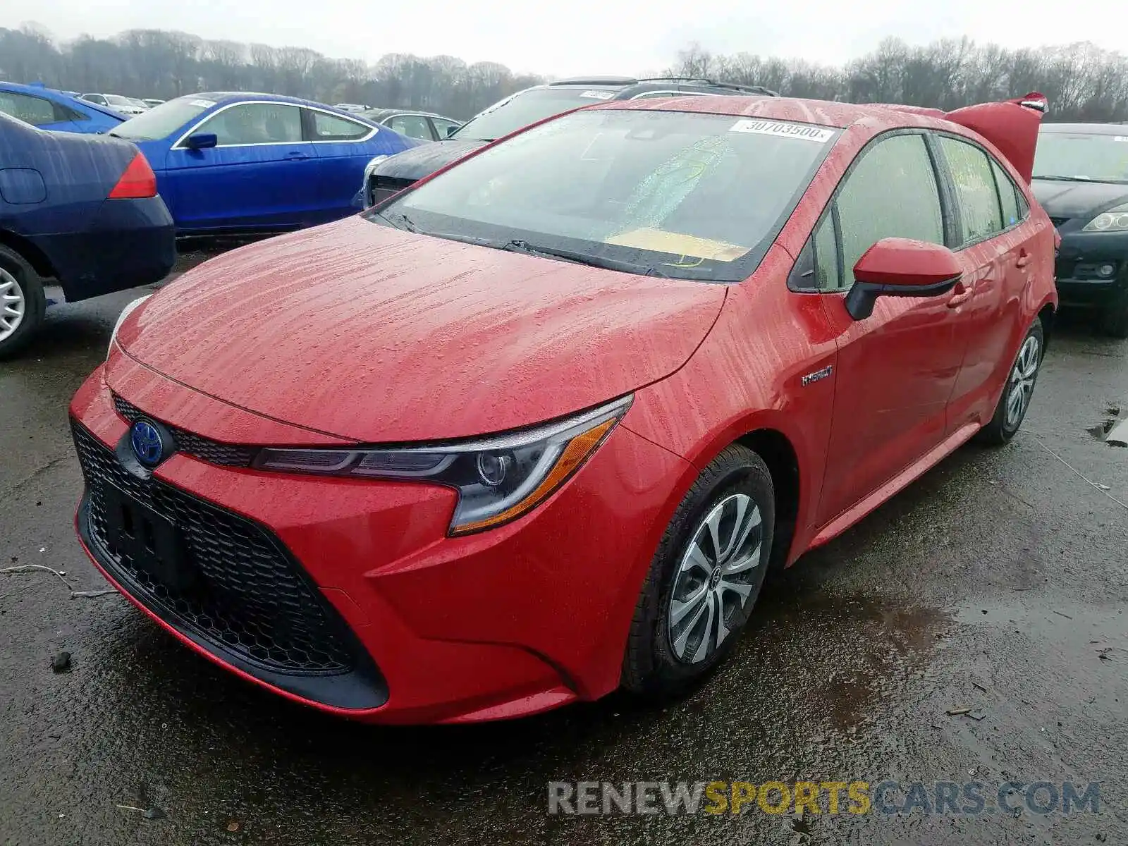 2 Photograph of a damaged car JTDEBRBEXLJ004875 TOYOTA COROLLA 2020