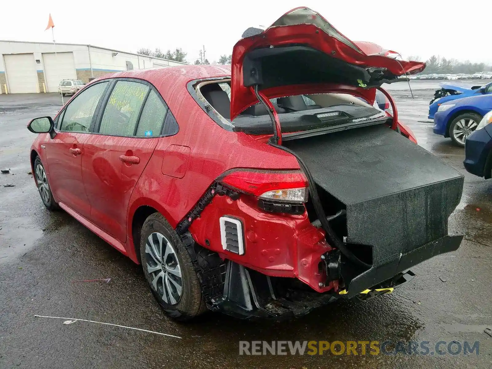 3 Photograph of a damaged car JTDEBRBEXLJ004875 TOYOTA COROLLA 2020