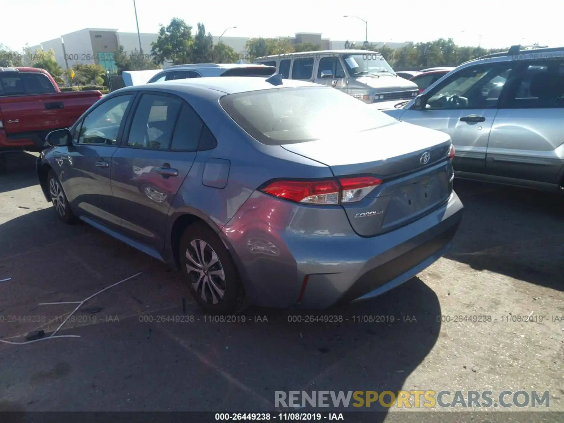 3 Photograph of a damaged car JTDEBRBEXLJ006609 TOYOTA COROLLA 2020