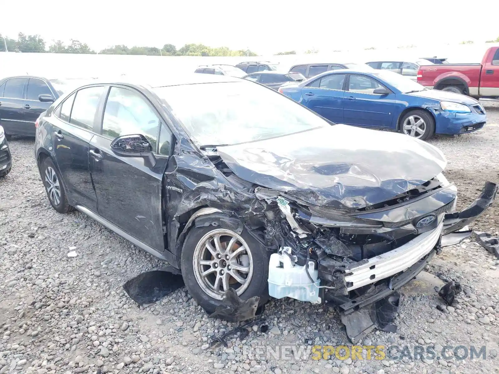 1 Photograph of a damaged car JTDEBRBEXLJ008733 TOYOTA COROLLA 2020