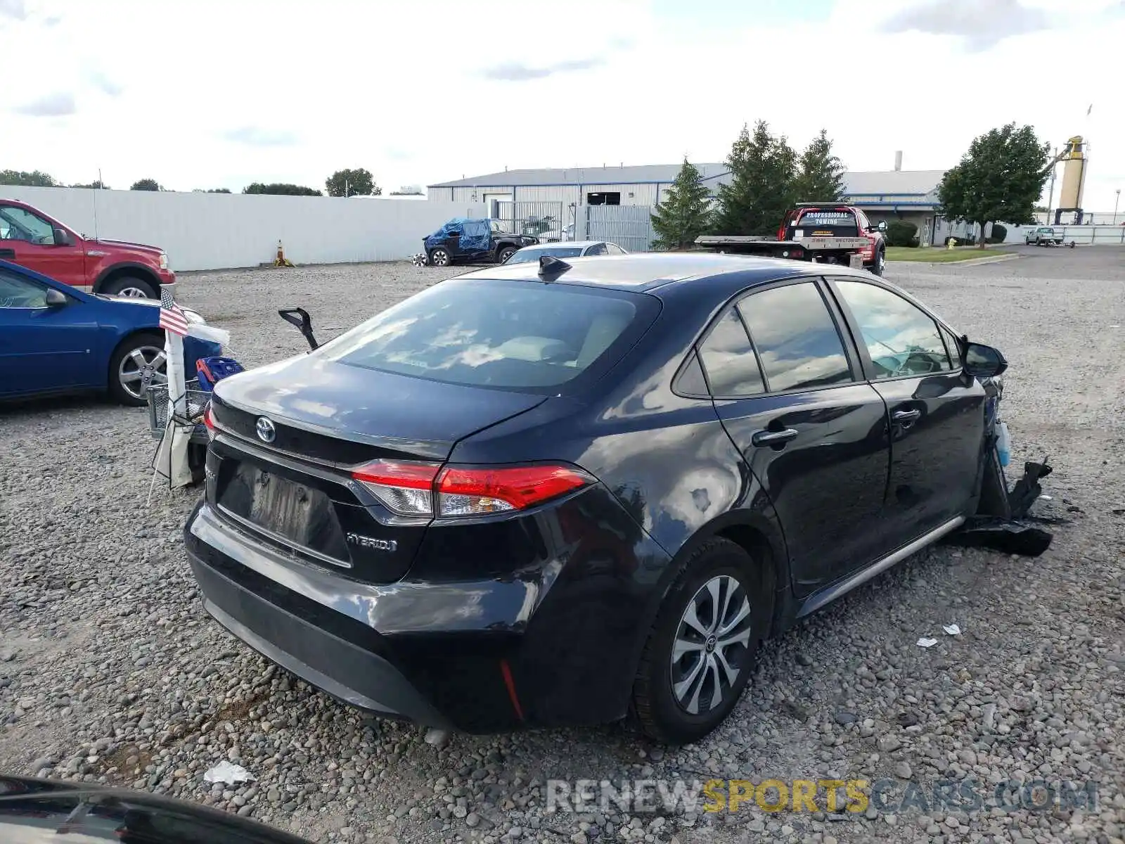 4 Photograph of a damaged car JTDEBRBEXLJ008733 TOYOTA COROLLA 2020