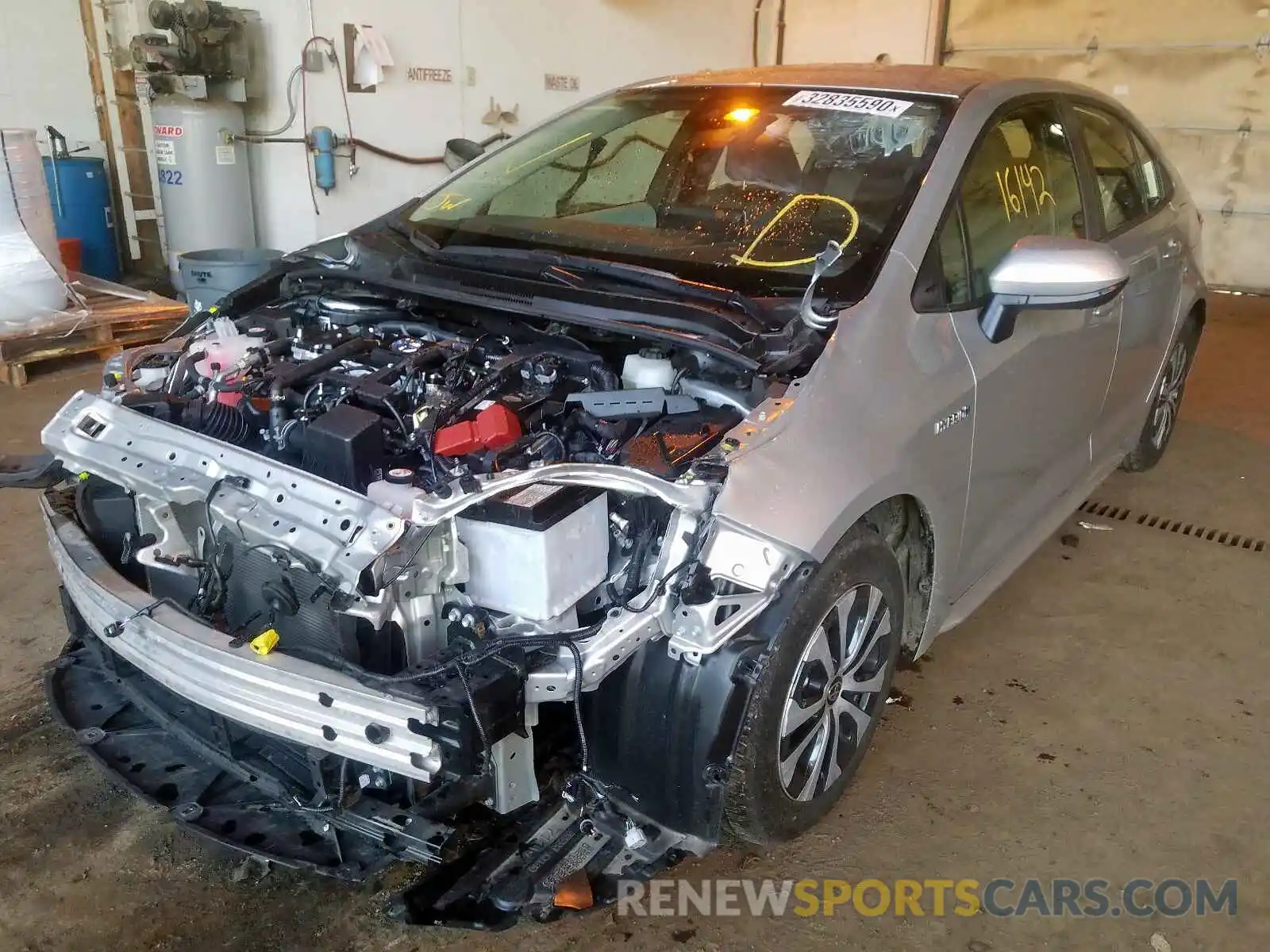 2 Photograph of a damaged car JTDEBRBEXLJ008778 TOYOTA COROLLA 2020