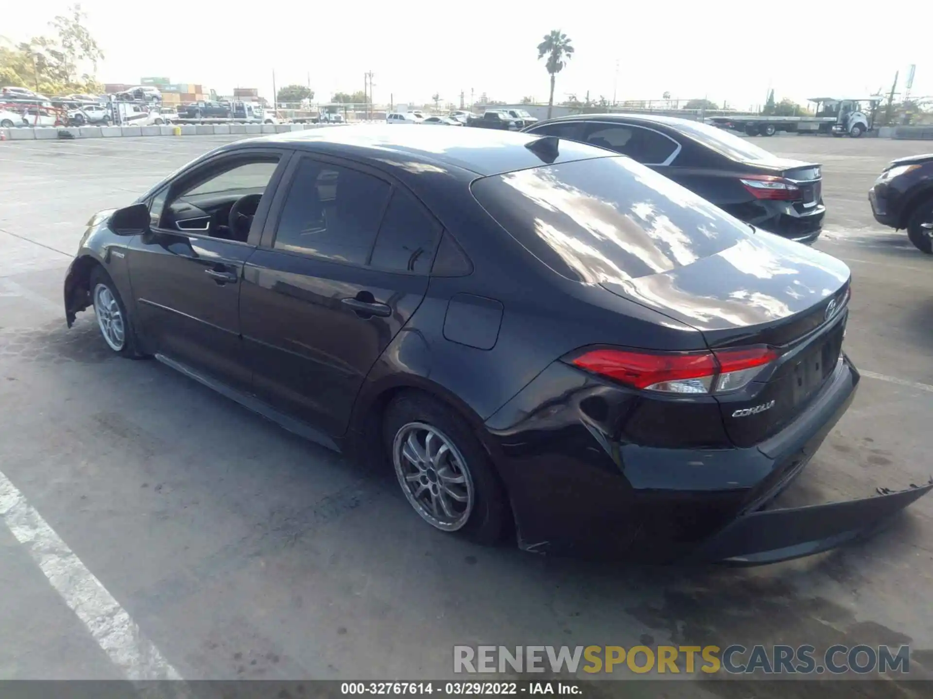 3 Photograph of a damaged car JTDEBRBEXLJ009235 TOYOTA COROLLA 2020