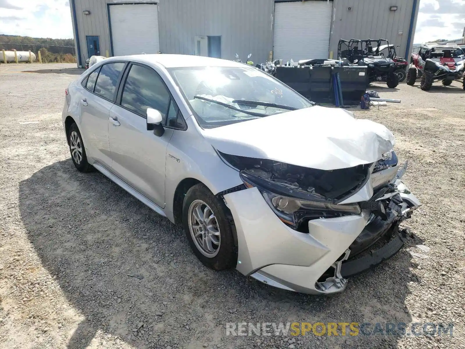 1 Photograph of a damaged car JTDEBRBEXLJ010983 TOYOTA COROLLA 2020