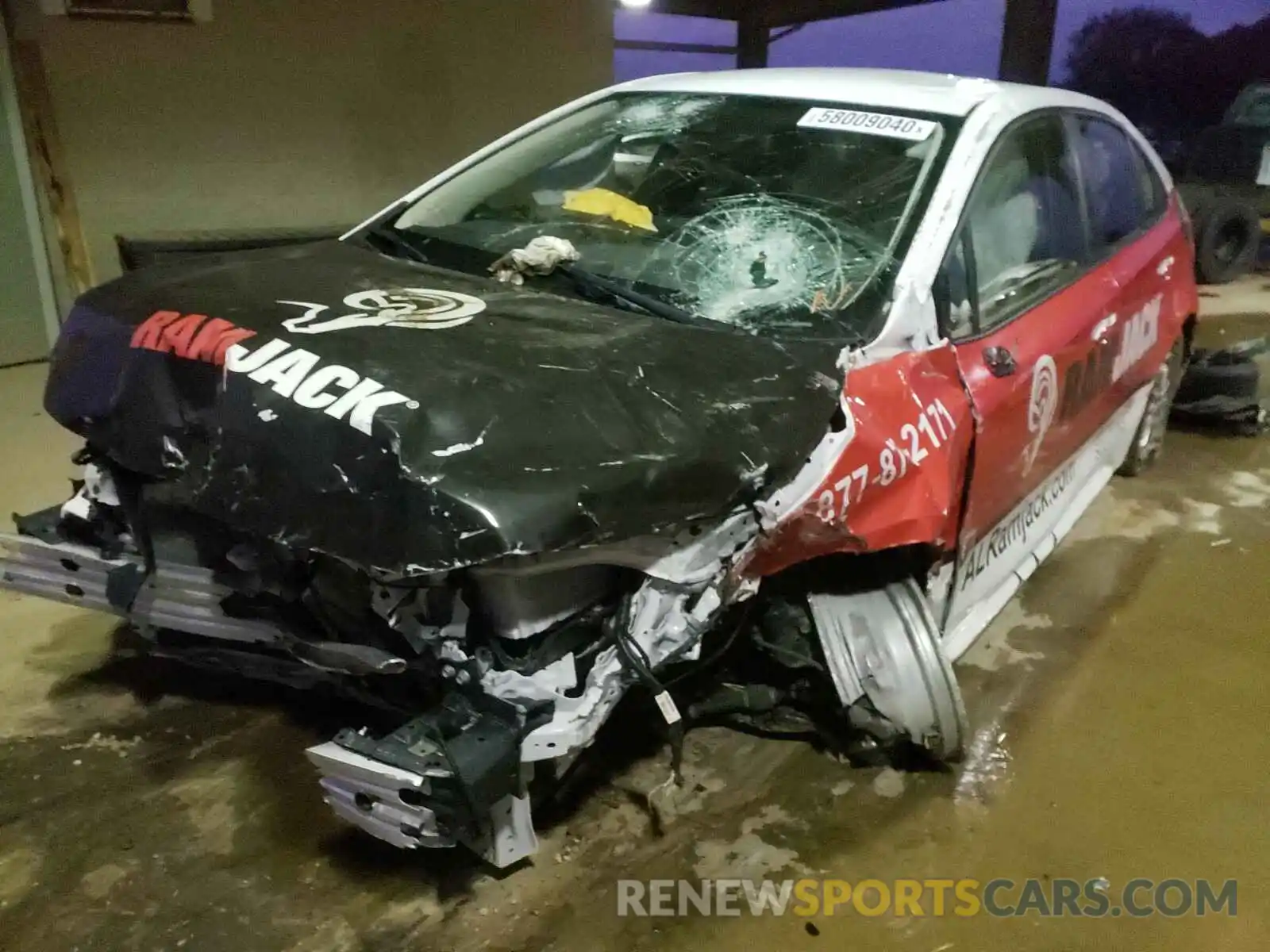 2 Photograph of a damaged car JTDEBRBEXLJ012930 TOYOTA COROLLA 2020