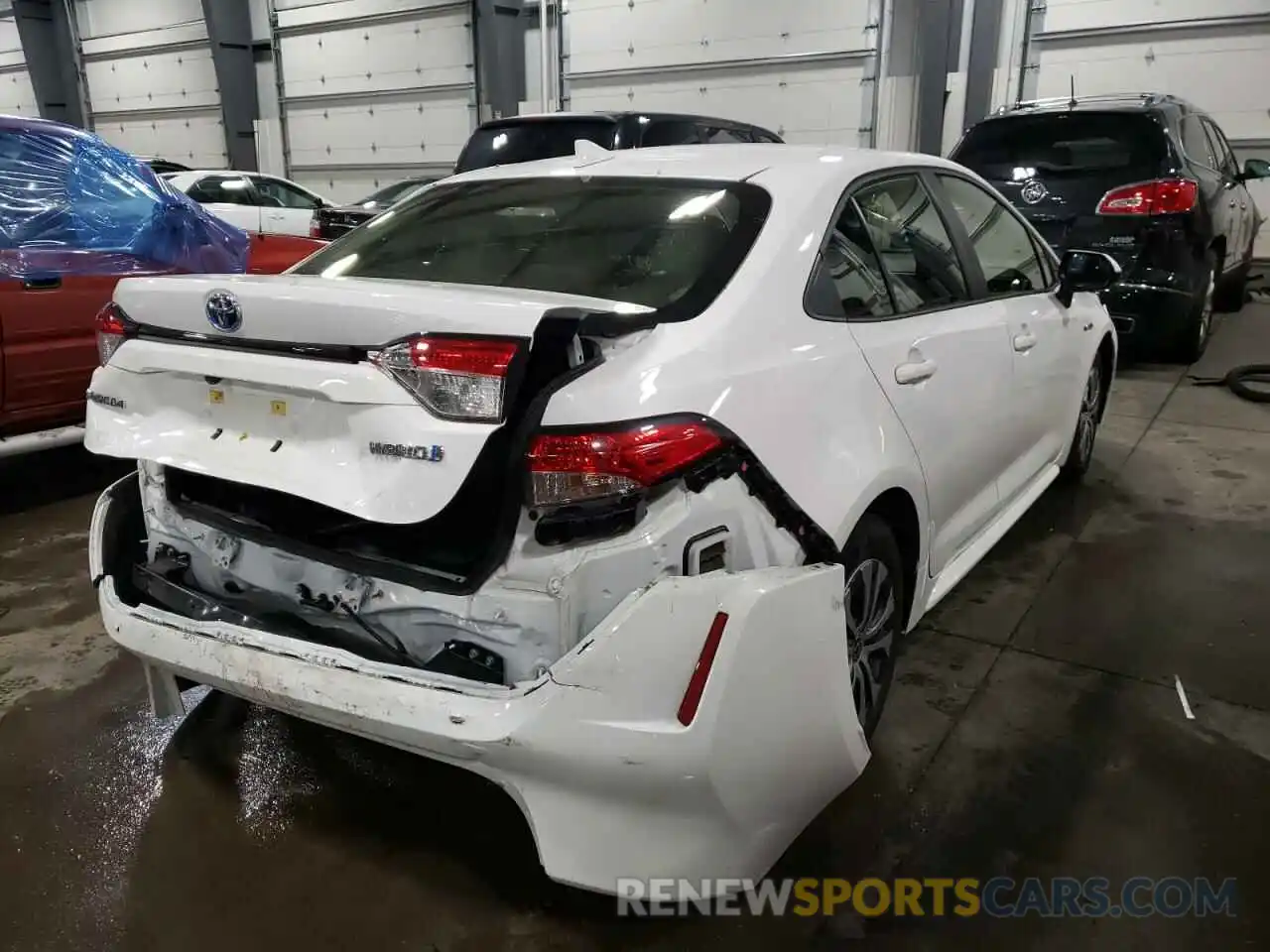 4 Photograph of a damaged car JTDEBRBEXLJ012975 TOYOTA COROLLA 2020