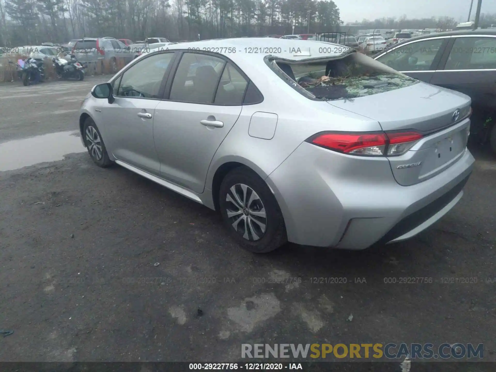 3 Photograph of a damaged car JTDEBRBEXLJ012989 TOYOTA COROLLA 2020