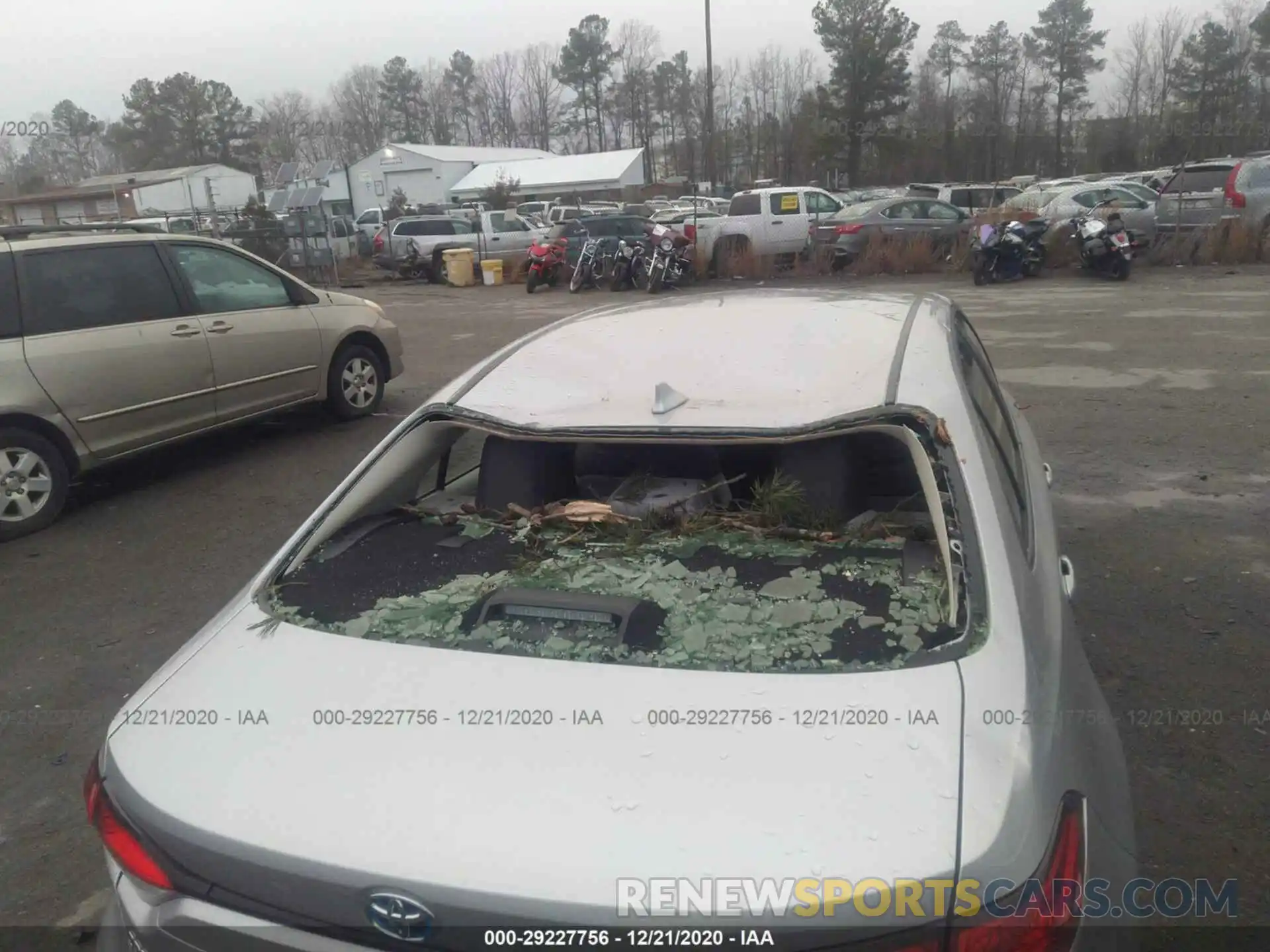 6 Photograph of a damaged car JTDEBRBEXLJ012989 TOYOTA COROLLA 2020