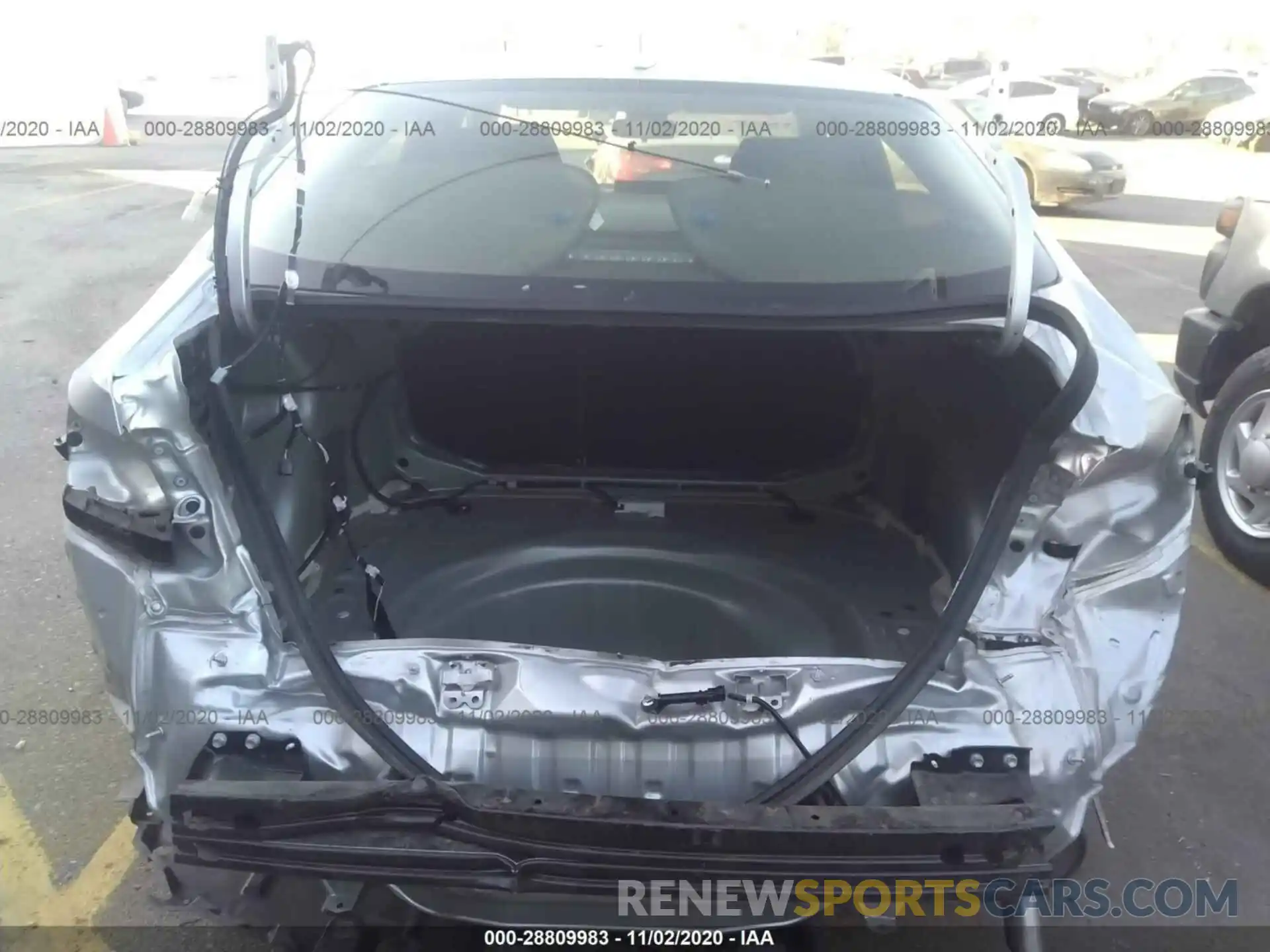 6 Photograph of a damaged car JTDEBRBEXLJ013043 TOYOTA COROLLA 2020