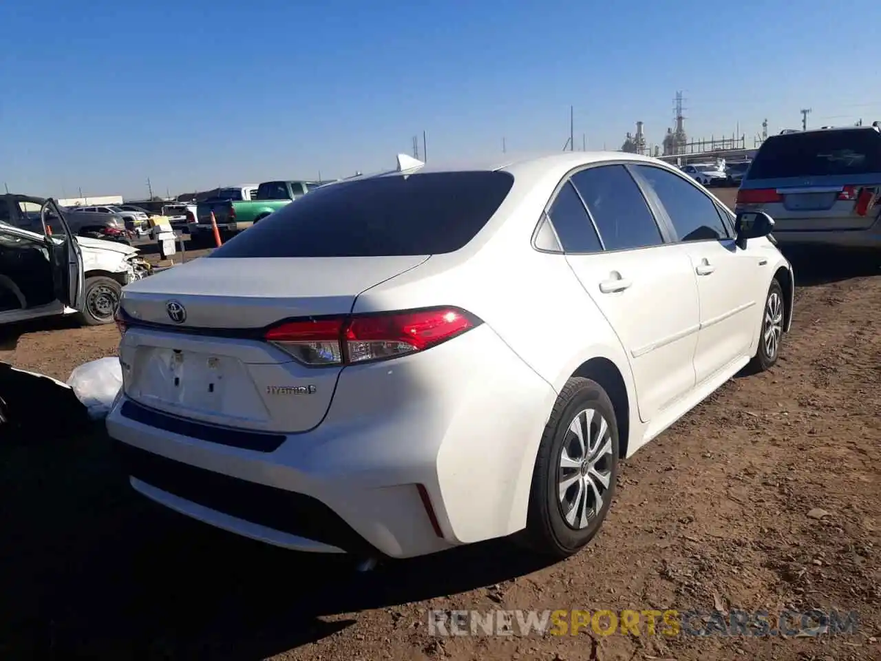 4 Photograph of a damaged car JTDEBRBEXLJ013155 TOYOTA COROLLA 2020