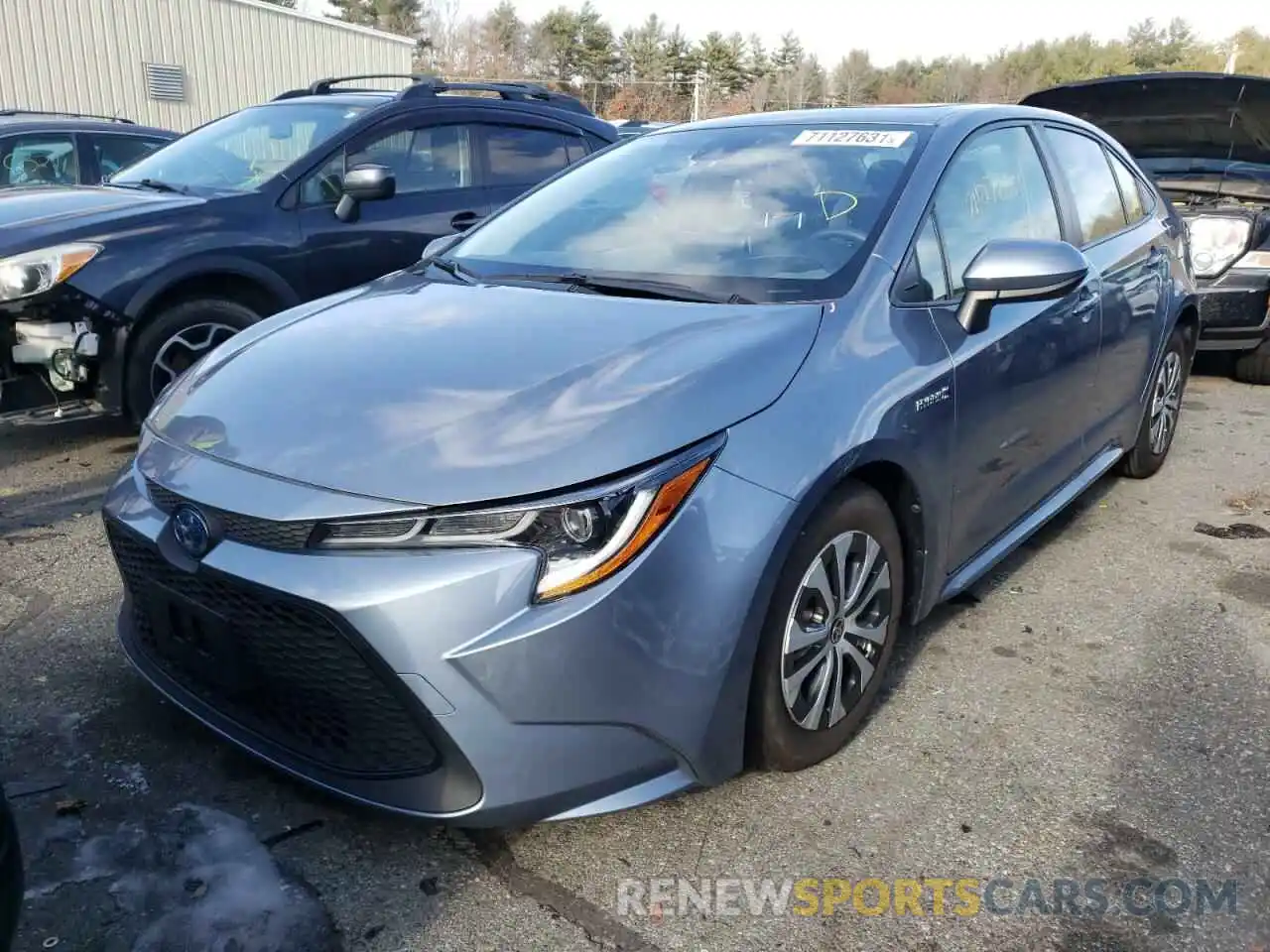 2 Photograph of a damaged car JTDEBRBEXLJ013236 TOYOTA COROLLA 2020