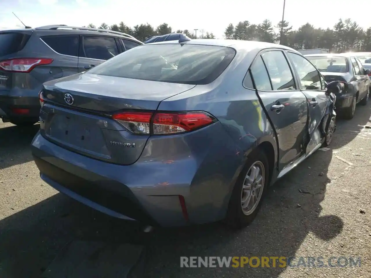 4 Photograph of a damaged car JTDEBRBEXLJ013236 TOYOTA COROLLA 2020