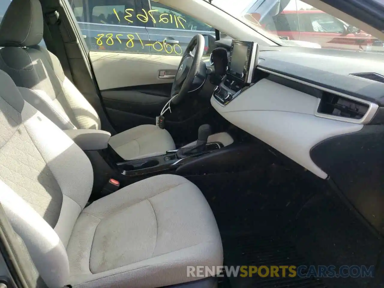 5 Photograph of a damaged car JTDEBRBEXLJ013236 TOYOTA COROLLA 2020