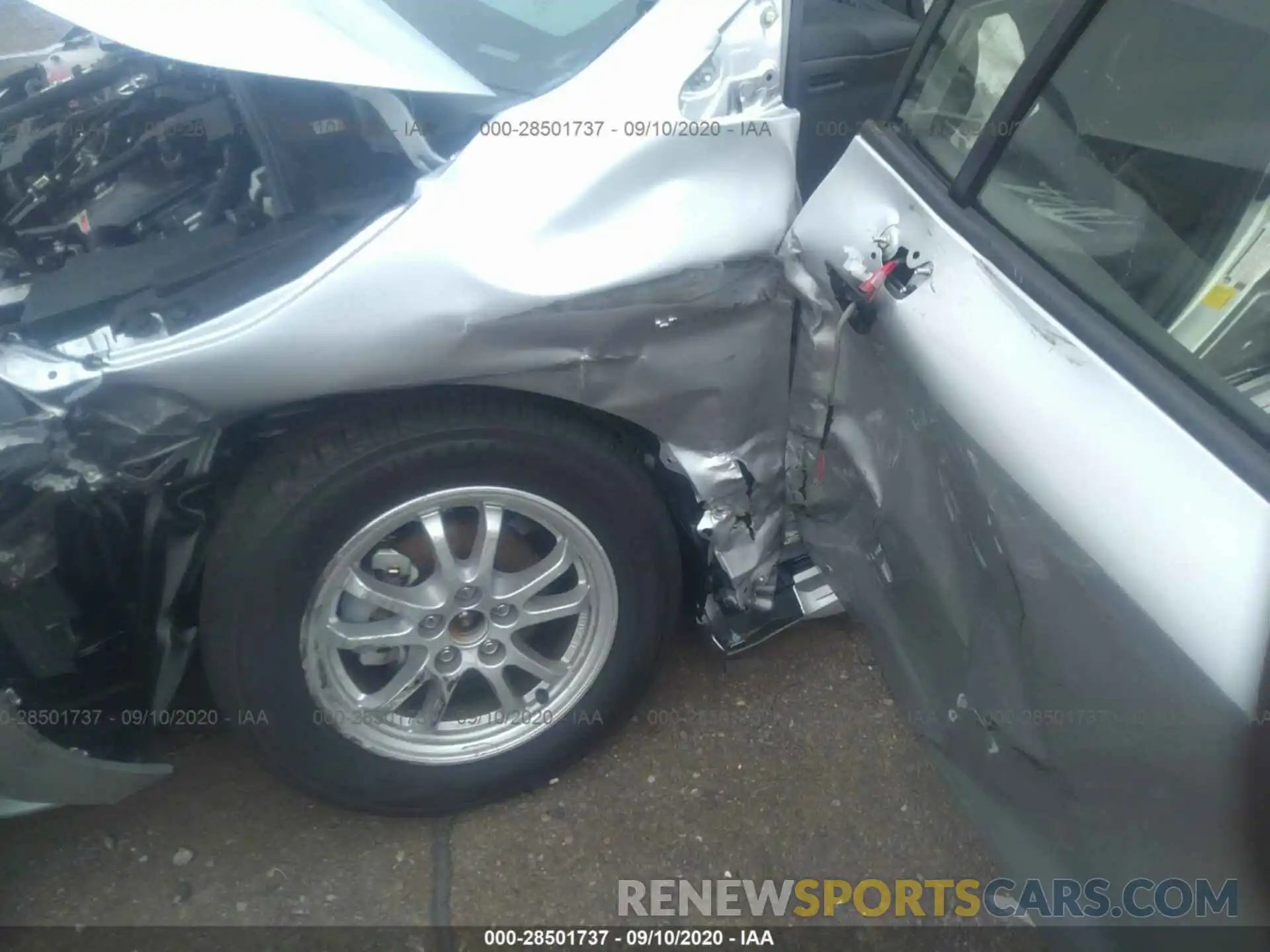 6 Photograph of a damaged car JTDEBRBEXLJ014614 TOYOTA COROLLA 2020