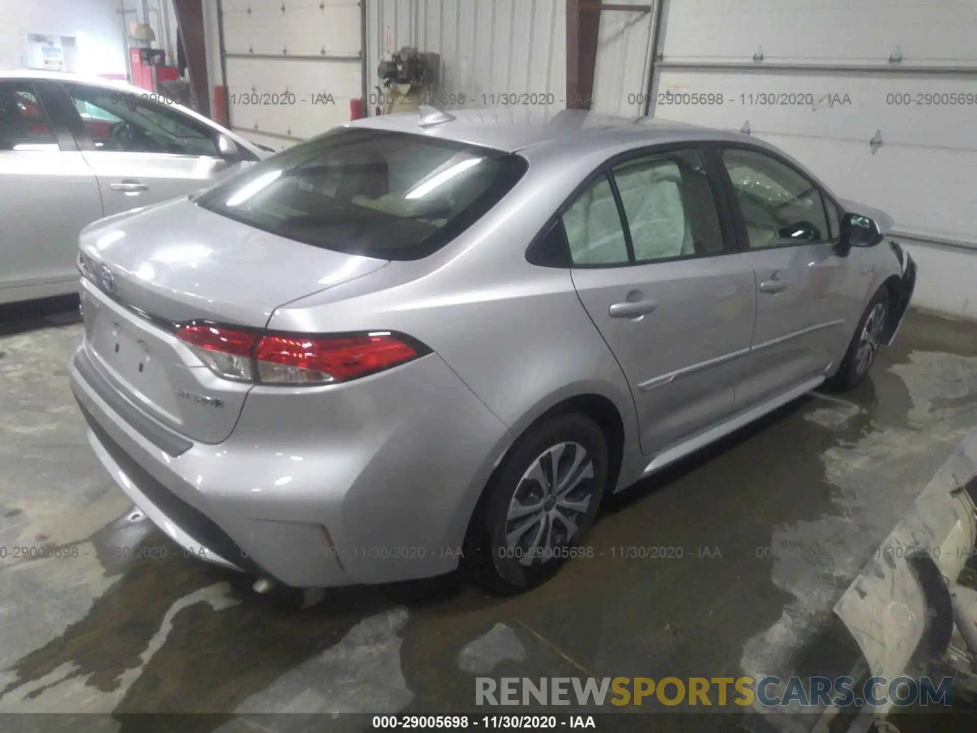 4 Photograph of a damaged car JTDEBRBEXLJ015245 TOYOTA COROLLA 2020