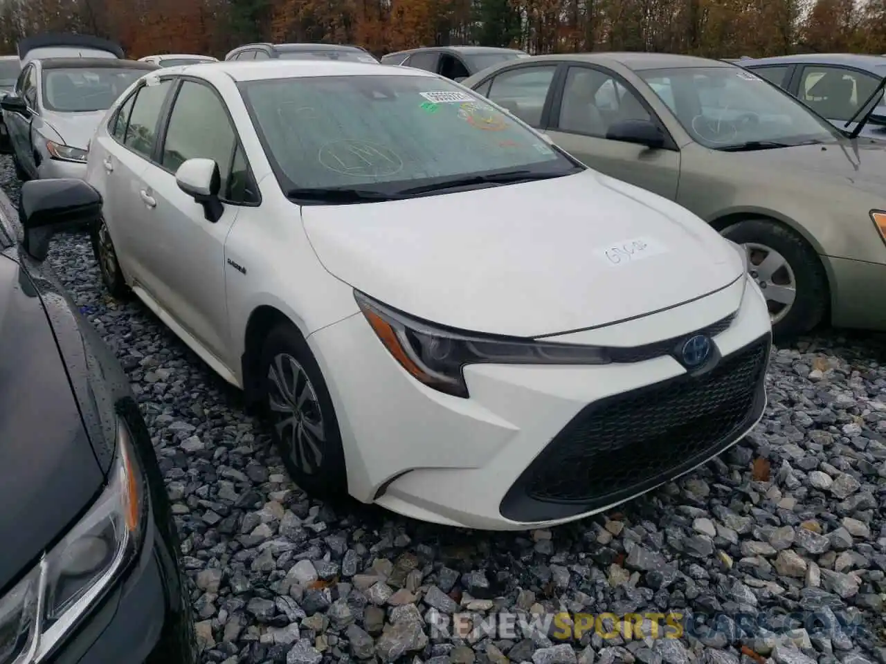 1 Photograph of a damaged car JTDEBRBEXLJ015410 TOYOTA COROLLA 2020