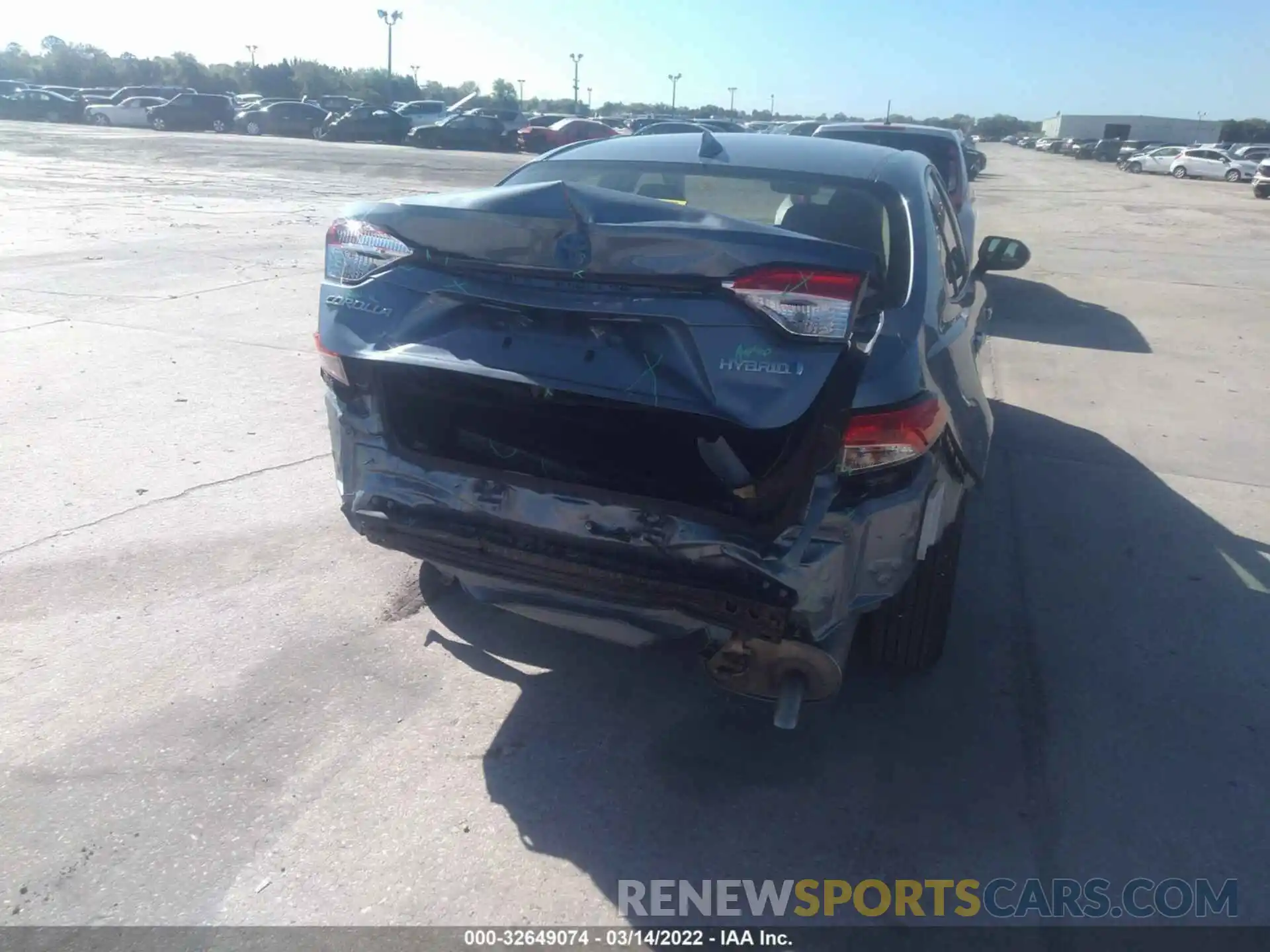 6 Photograph of a damaged car JTDEBRBEXLJ016587 TOYOTA COROLLA 2020