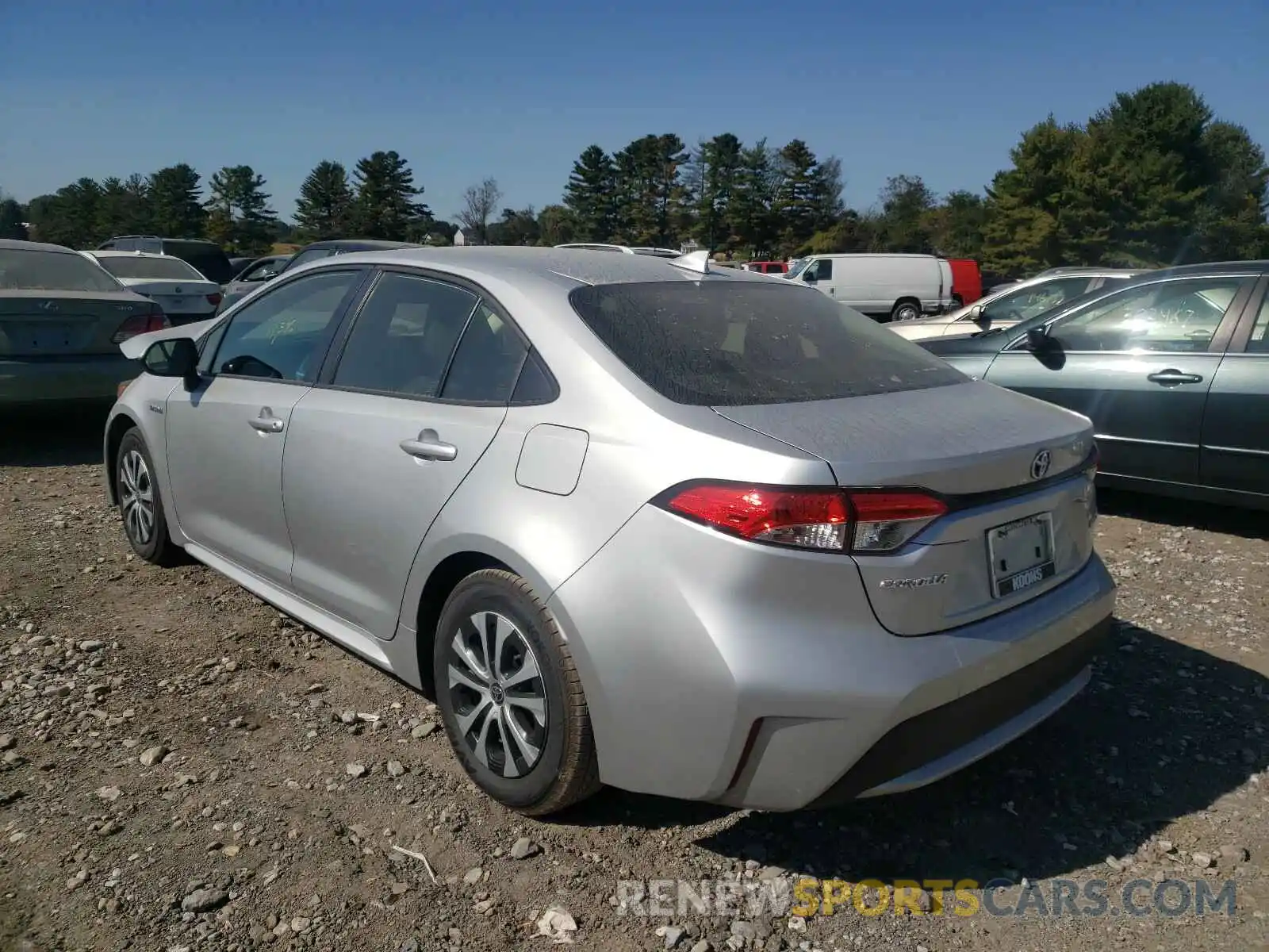 3 Photograph of a damaged car JTDEBRBEXLJ017772 TOYOTA COROLLA 2020