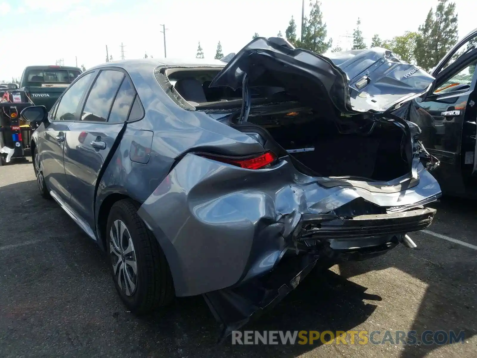 3 Photograph of a damaged car JTDEBRBEXLJ017898 TOYOTA COROLLA 2020