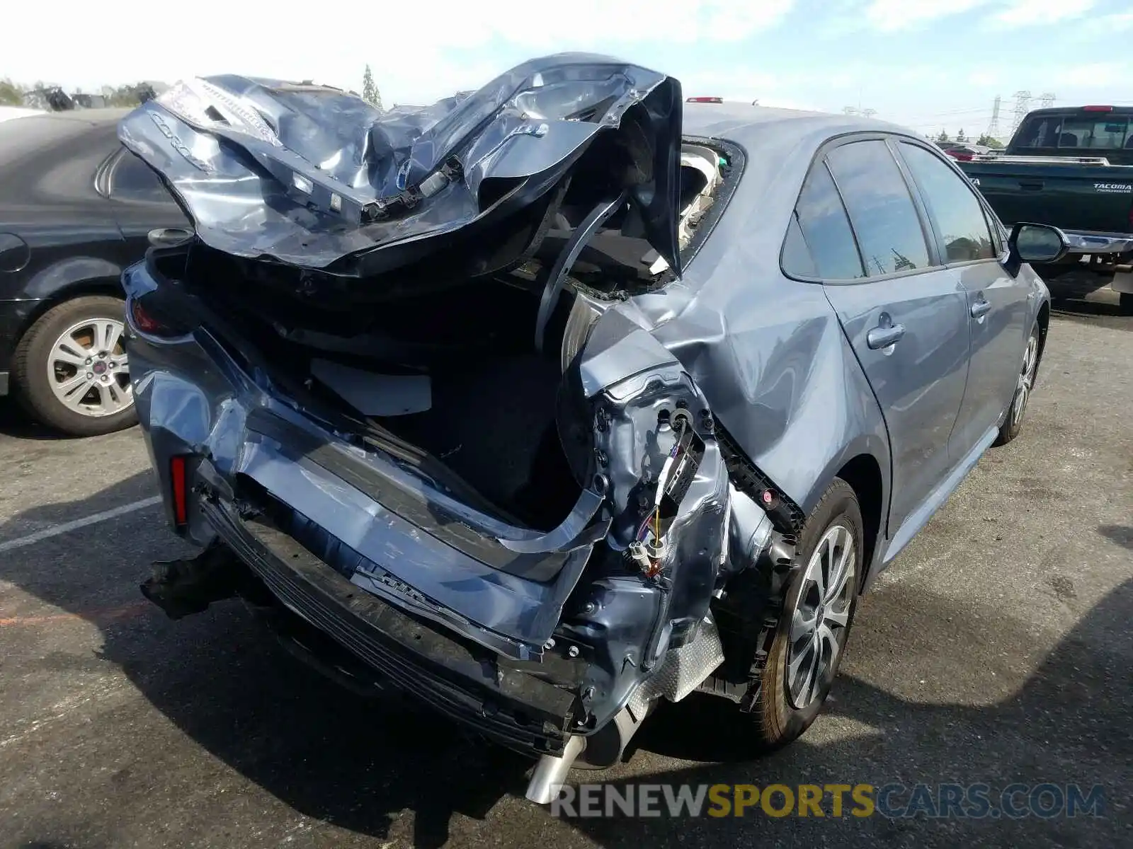 4 Photograph of a damaged car JTDEBRBEXLJ017898 TOYOTA COROLLA 2020