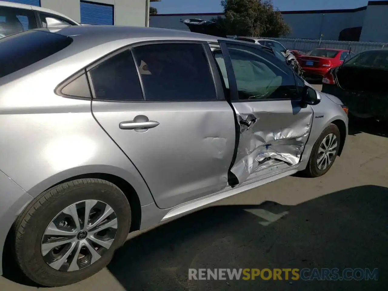 9 Photograph of a damaged car JTDEBRBEXLJ018744 TOYOTA COROLLA 2020